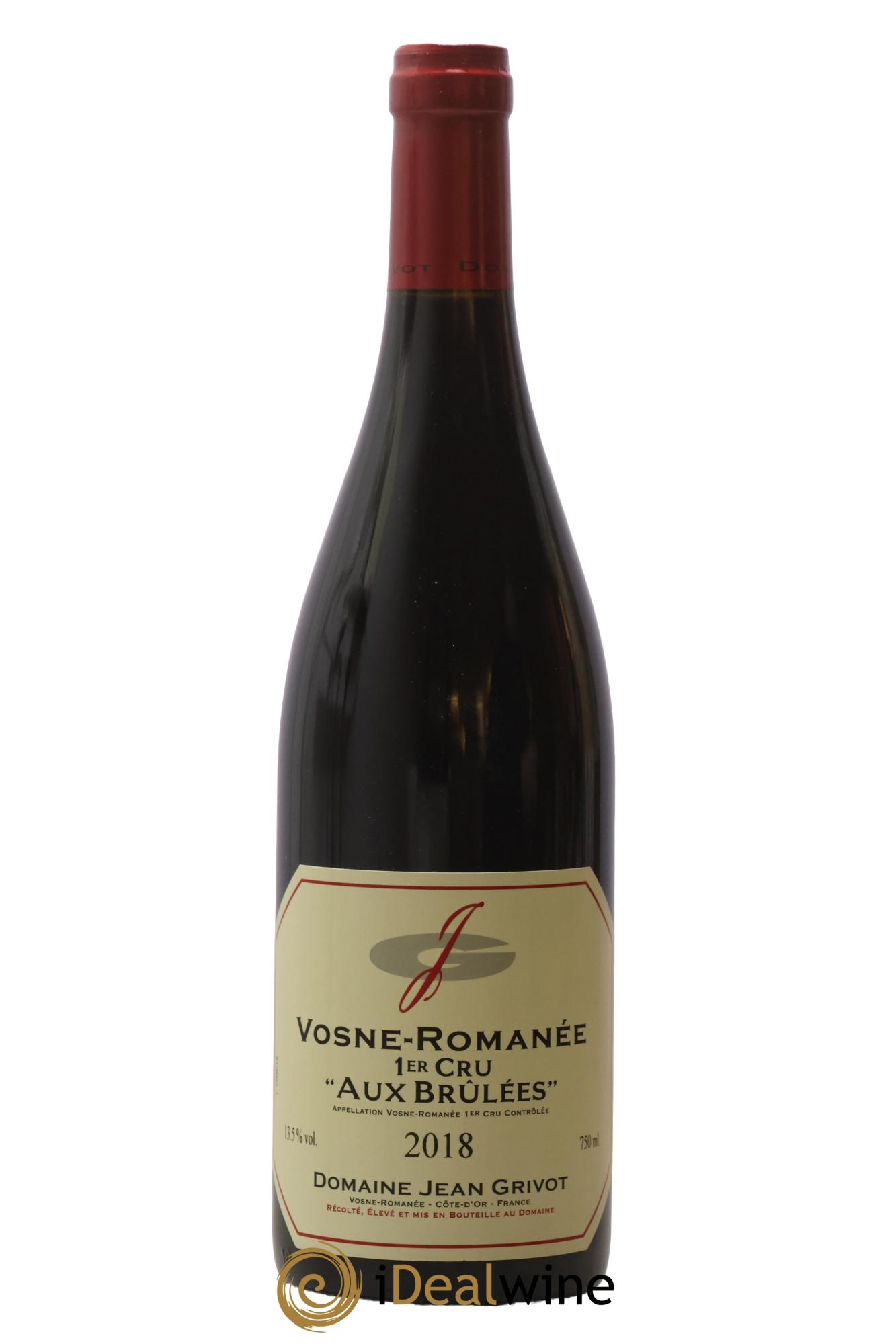 Vosne-Romanée 1er Cru Aux Brûlées Jean Grivot 2018 - Lot de 1 bouteille - 0