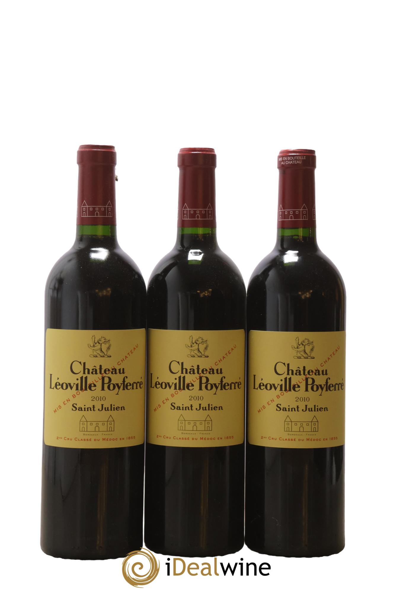 Château Léoville Poyferré 2ème Grand Cru Classé 2010 - Posten von 6 Flaschen - 2