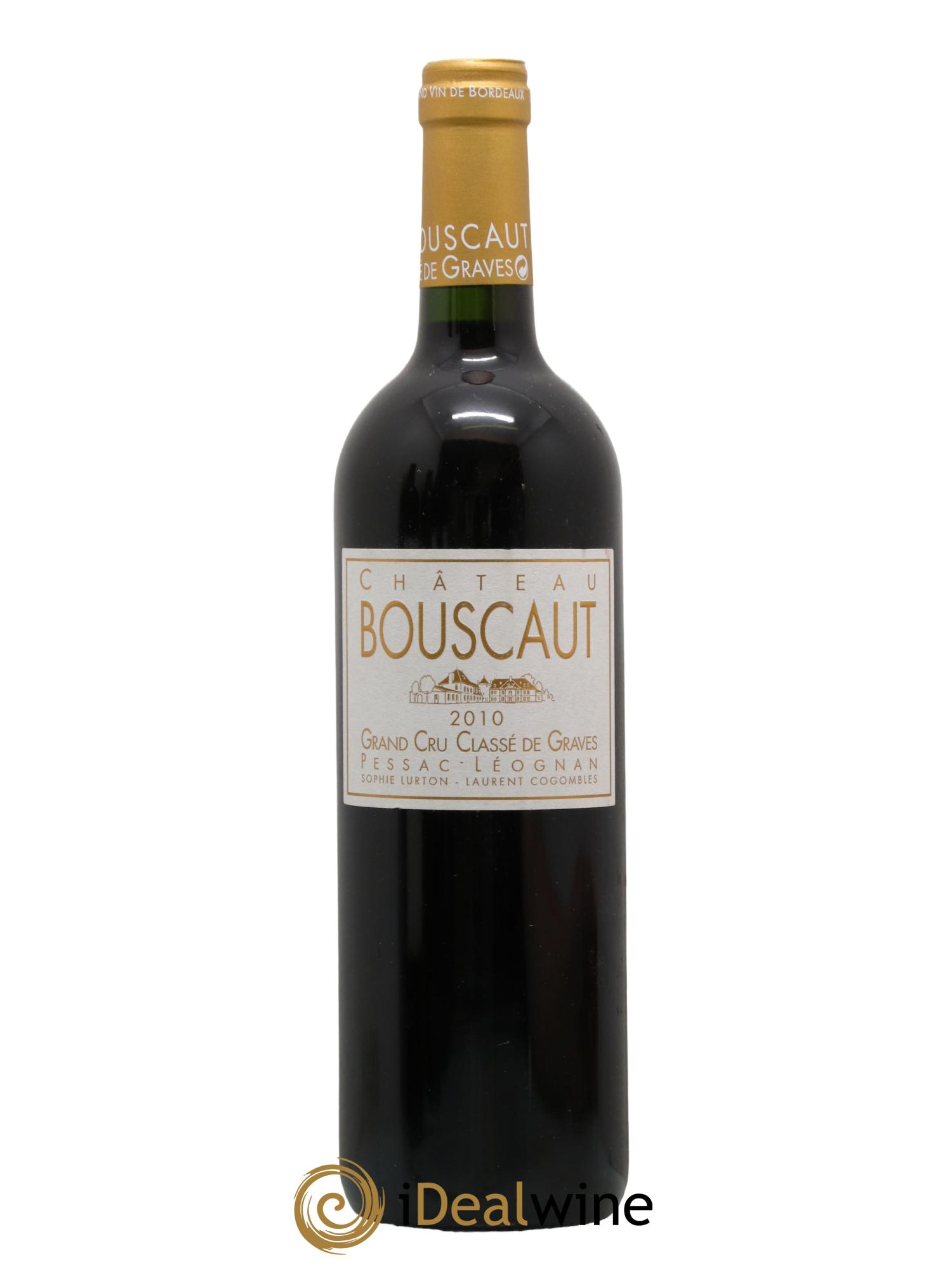 Château Bouscaut Cru Classé de Graves 2010 - Lot de 1 bouteille - 0