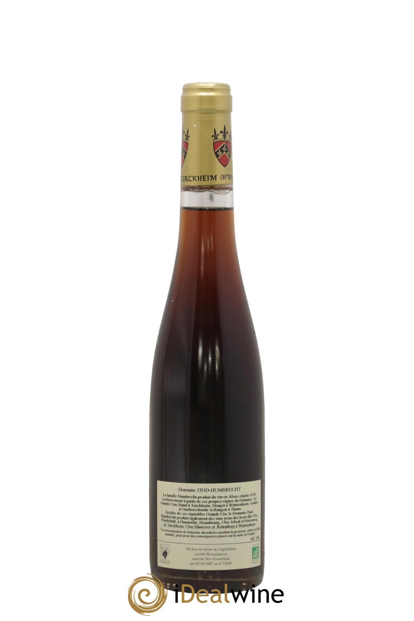 Alsace Pinot Gris Clos Jebsal Séléction de Grains Nobles Trie Spéciale Zind-Humbrecht (Domaine)  2007 - Lot of 1 half-bottle - 1