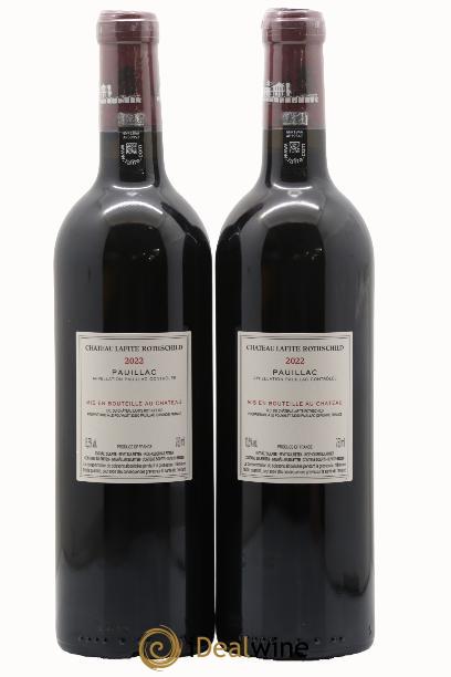 Château Lafite Rothschild 1er Grand Cru Classé 2022 - Lotto di 2 bottiglie - 1