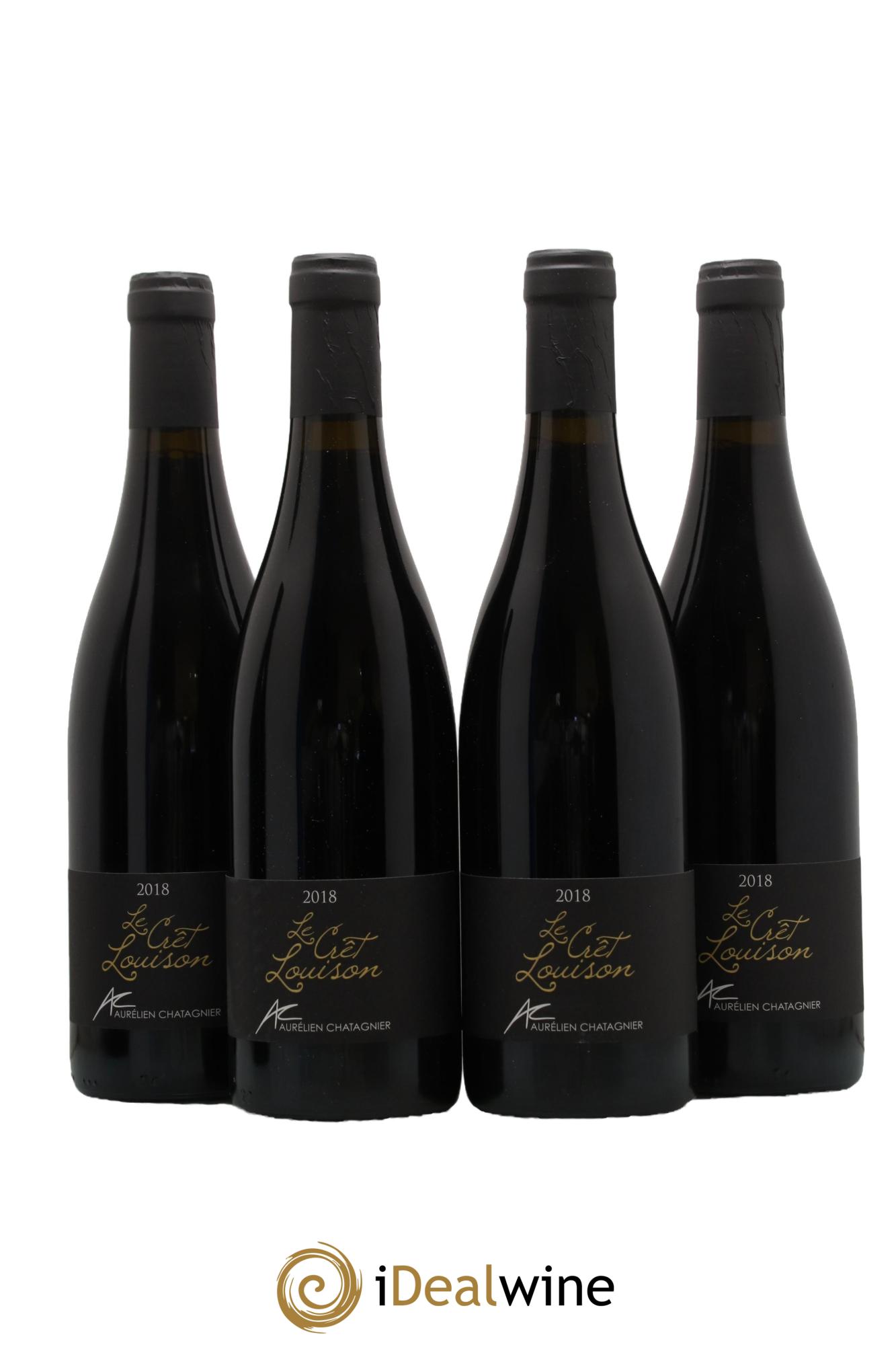 Collines Rhodaniennes Crêt Louison Aurélien Chatagnier 2018 - Posten von 4 Flaschen - 0