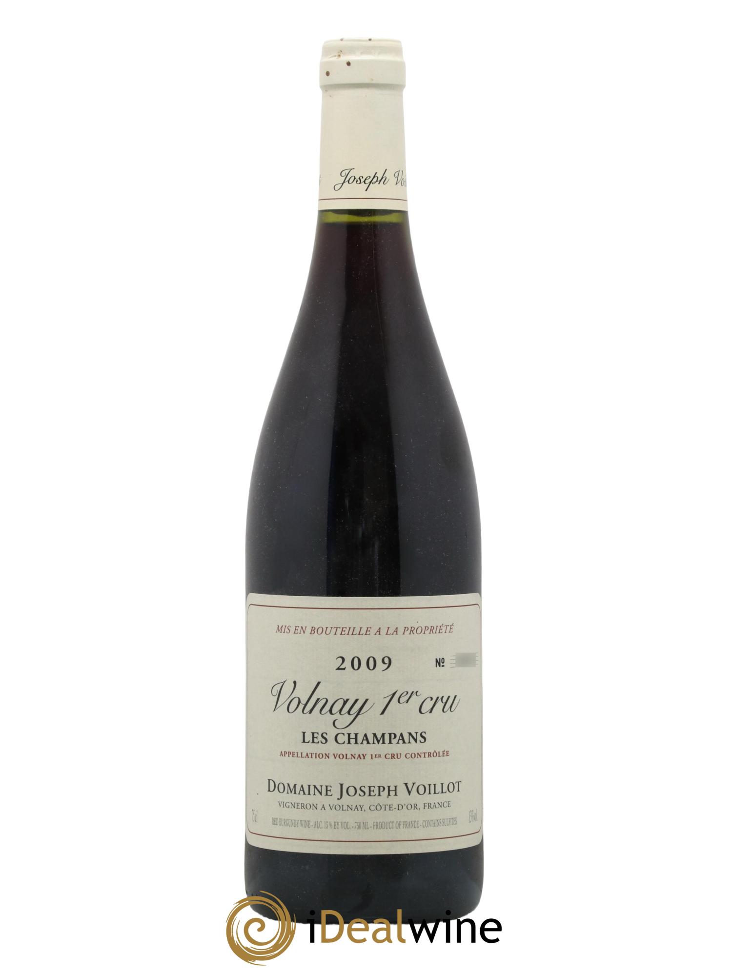 Volnay 1er Cru les Champans Joseph Voillot (Domaine) 2009 - Lot de 1 bouteille - 0