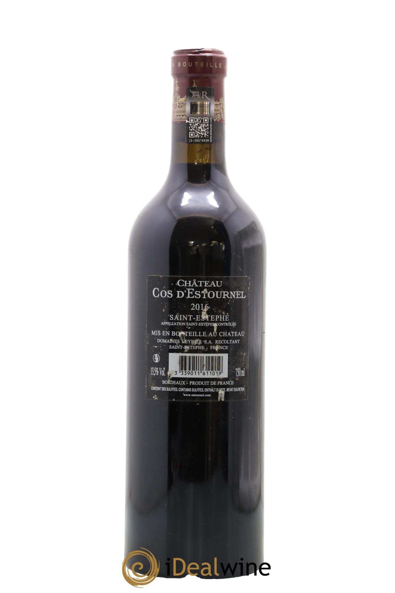 Cos d'Estournel 2ème Grand Cru Classé 2016 - Lot de 1 bouteille - 1
