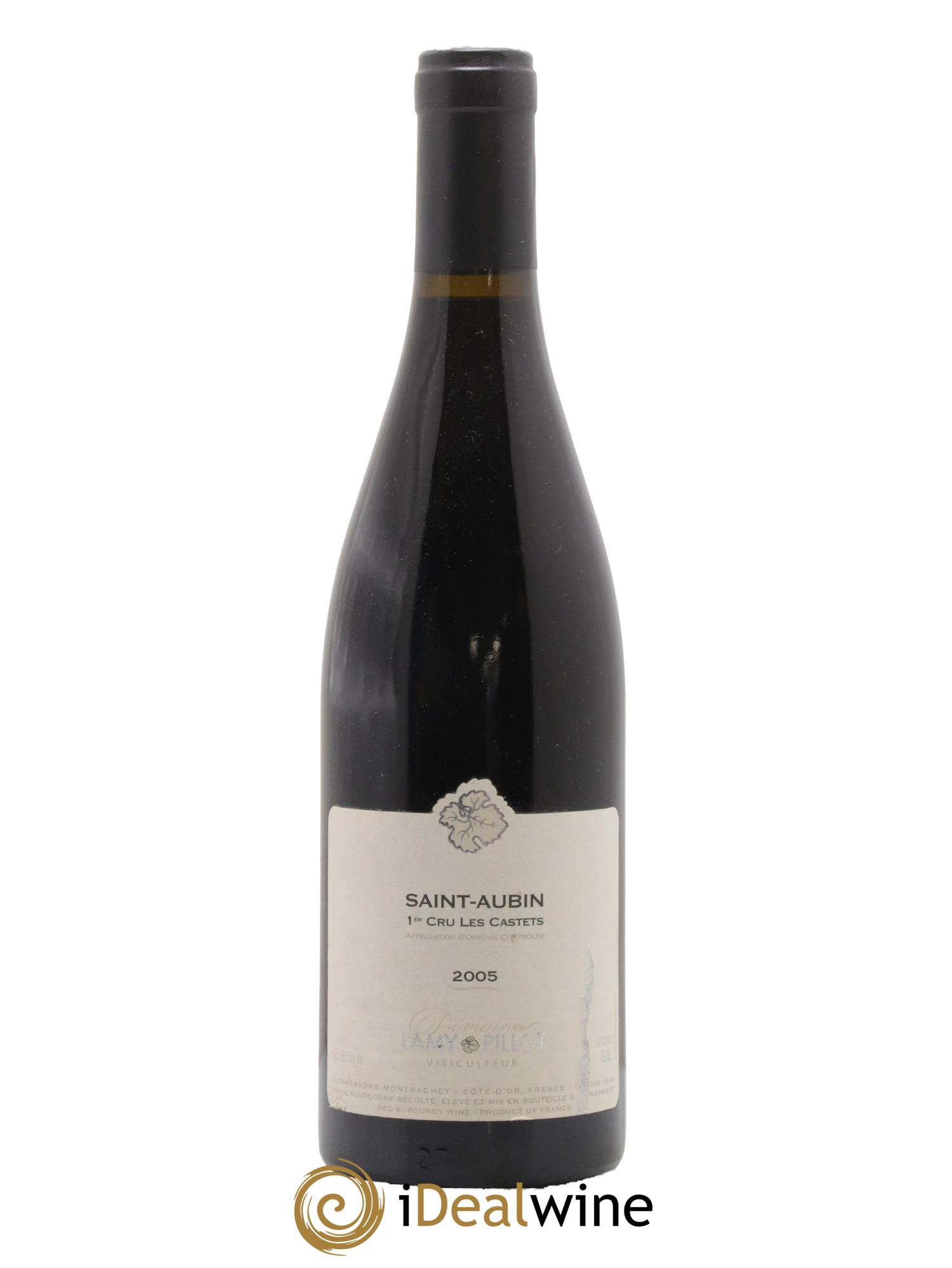 Saint-Aubin 1er Cru Les Castets Domaine Lamy Pillot 2005 - Lot de 1 bouteille - 0