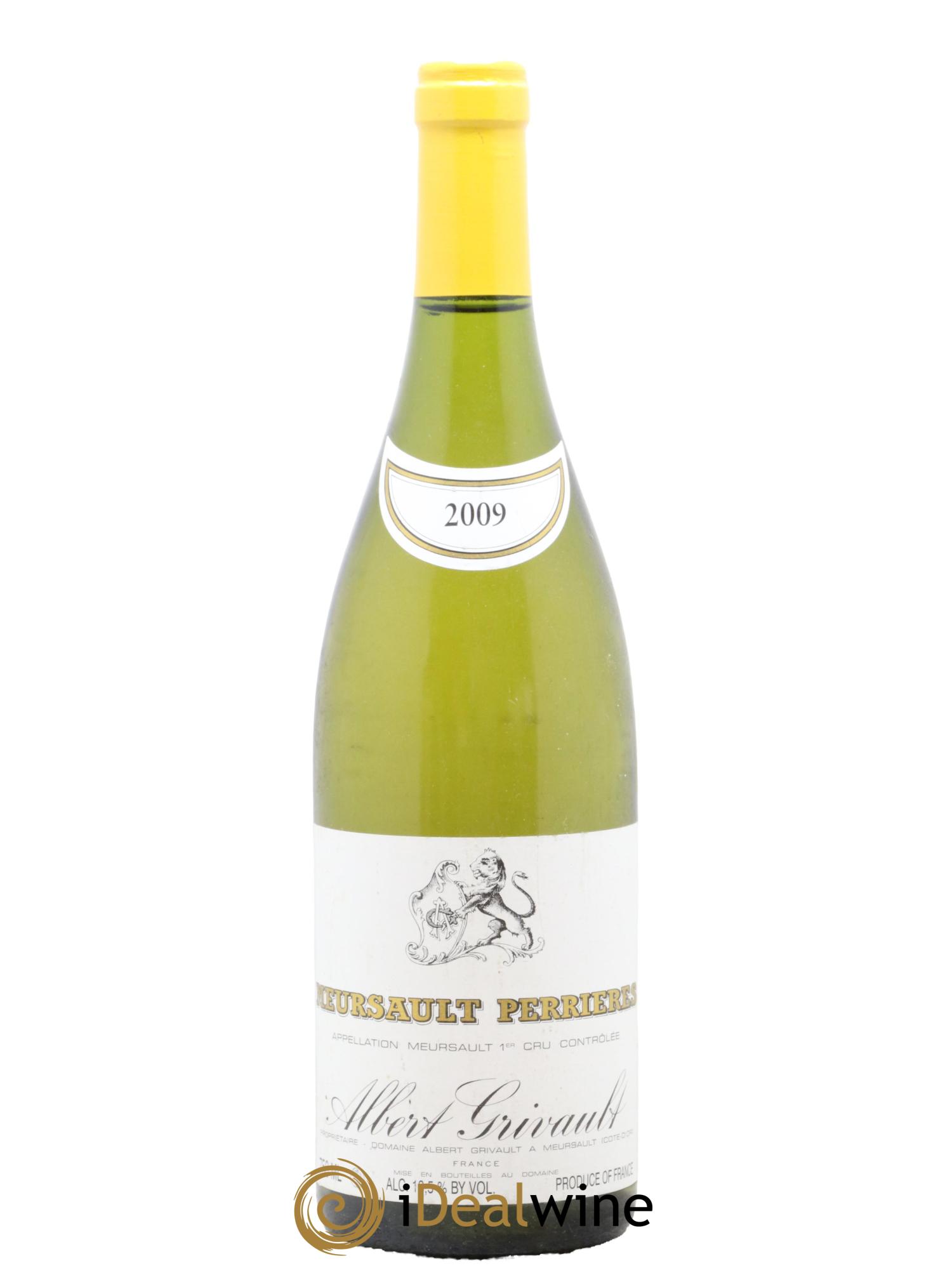 Meursault 1er Cru Perrières Albert Grivault 2009 - Lot de 1 bouteille - 0