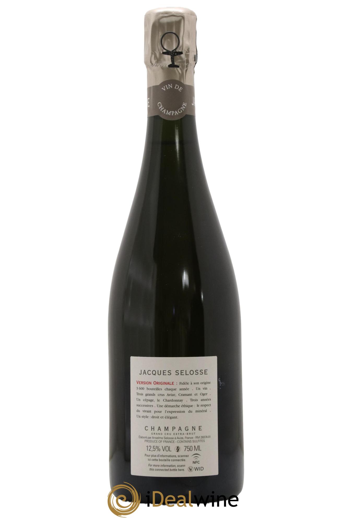 Version Originale Jacques Selosse - Posten von 1 Flasche - 1