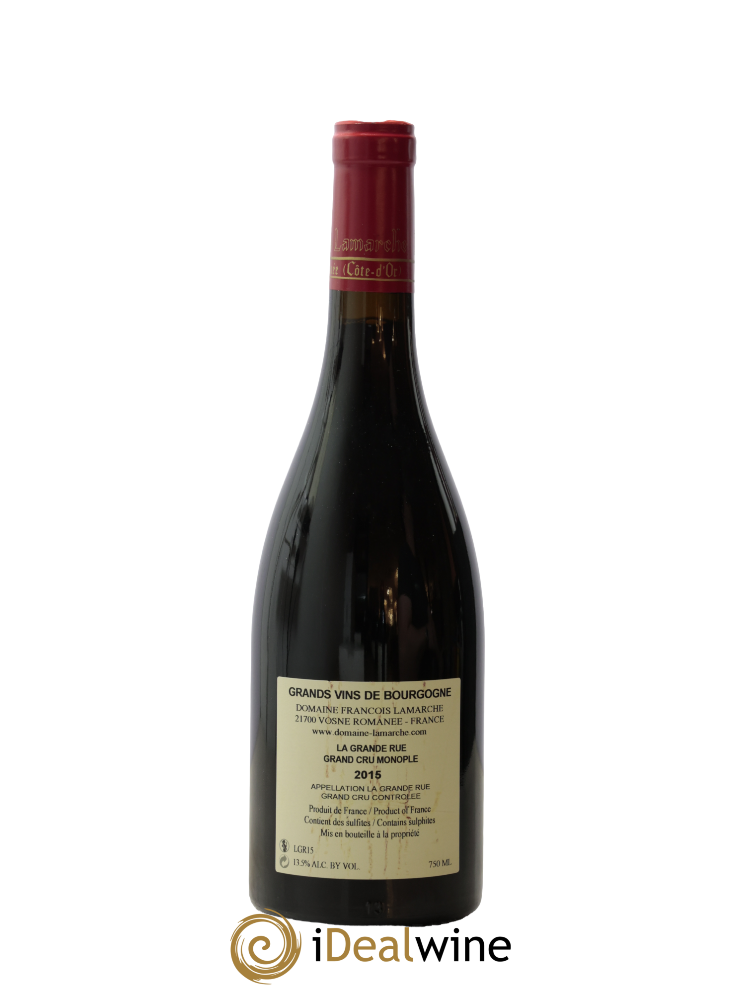 La Grande Rue Grand Cru Lamarche (Domaine) 2015 - Lot de 1 bouteille - 1