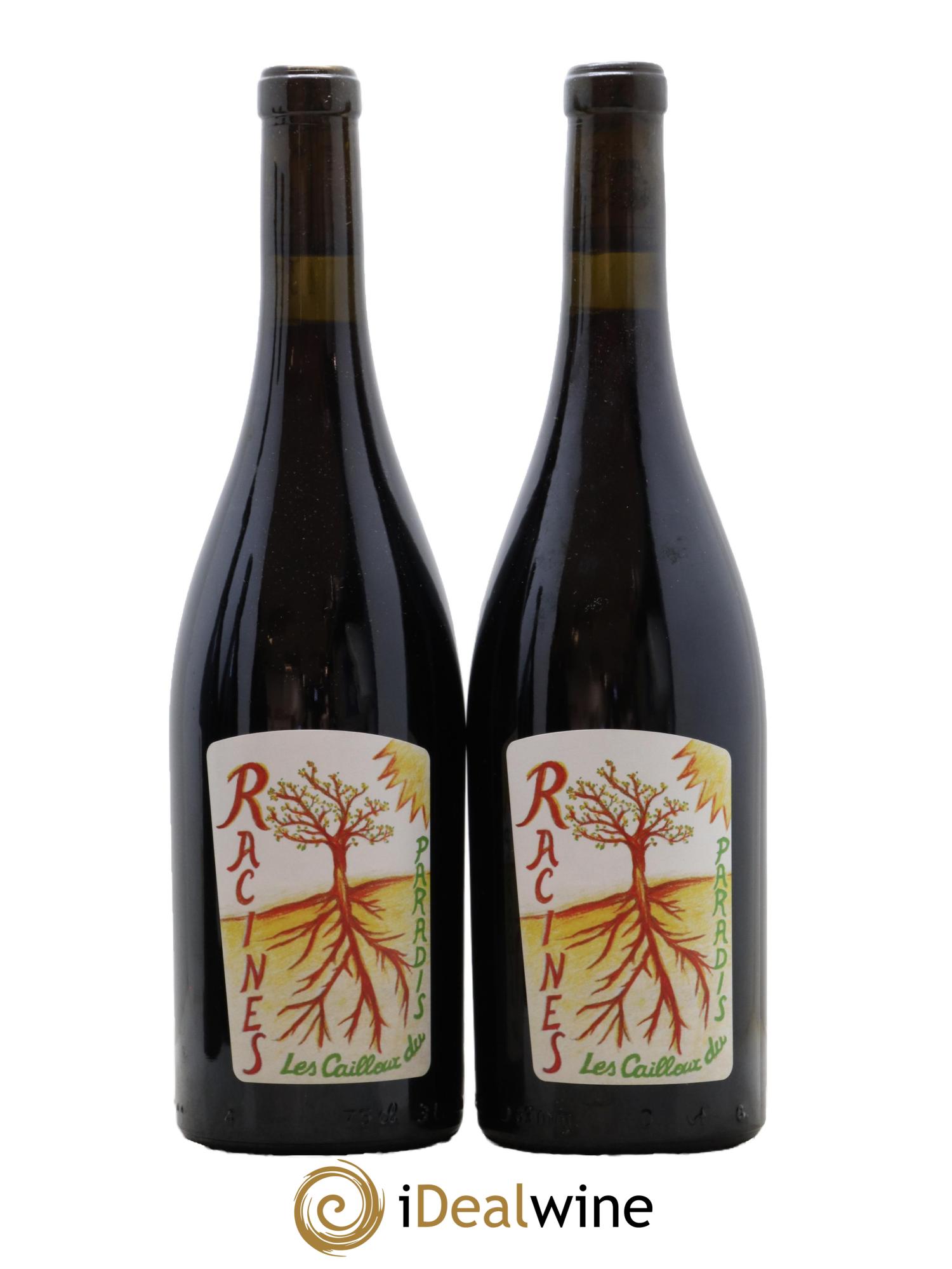 Vin de France Racines Les Cailloux du Paradis - Claude Courtois 2018 - Lot de 2 bouteilles - 0