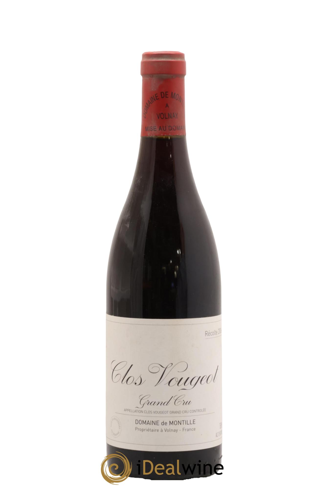 Clos de Vougeot Grand Cru De Montille (Domaine) 2006 - Lot de 1 bouteille - 0