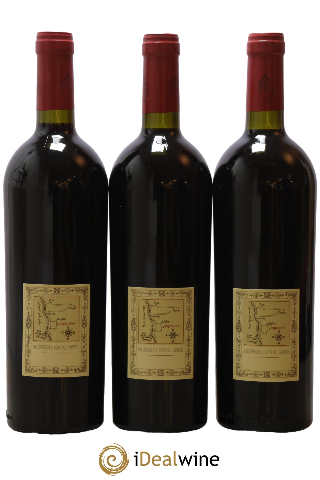 Toscana IGT Tenuta Dell'Ornellaia Masseto Frescobaldi 1990 - Lot de 6 bouteilles - 2