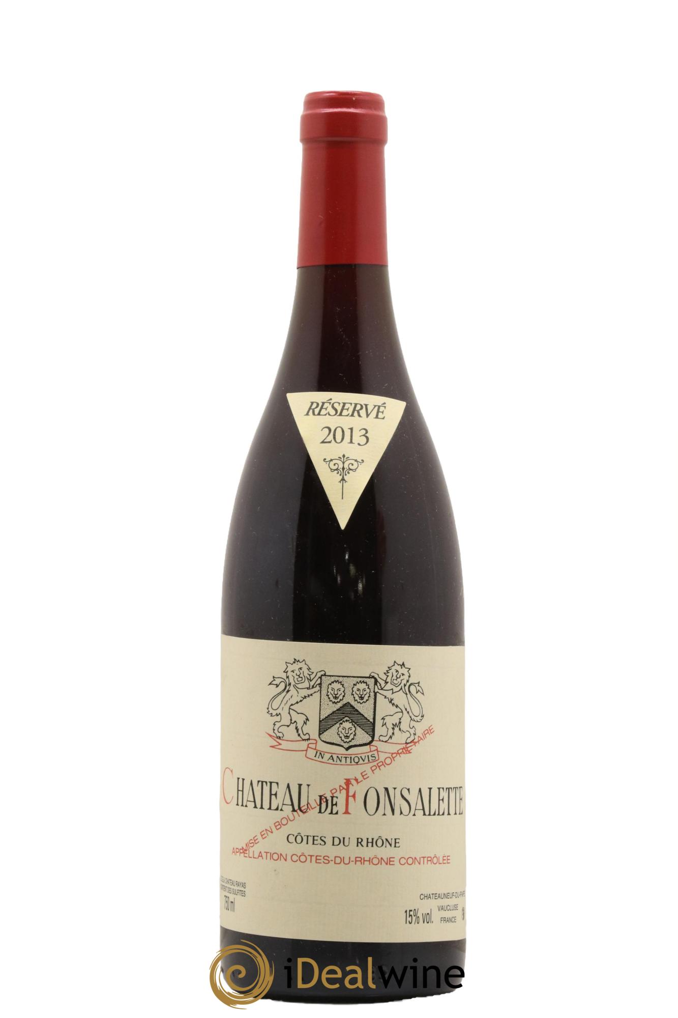 Côtes-du-Rhône Château de Fonsalette Emmanuel Reynaud 2013 - Posten von 1 Flasche - 0