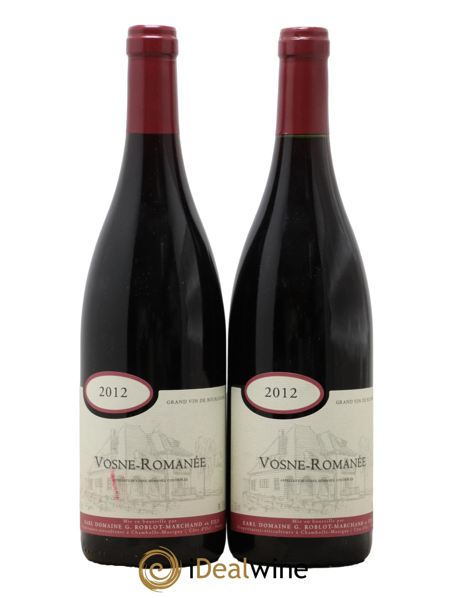 Vosne-Romanée G.Roblot-Marchand & Fils 2012 - Lot de 2 bouteilles - 0