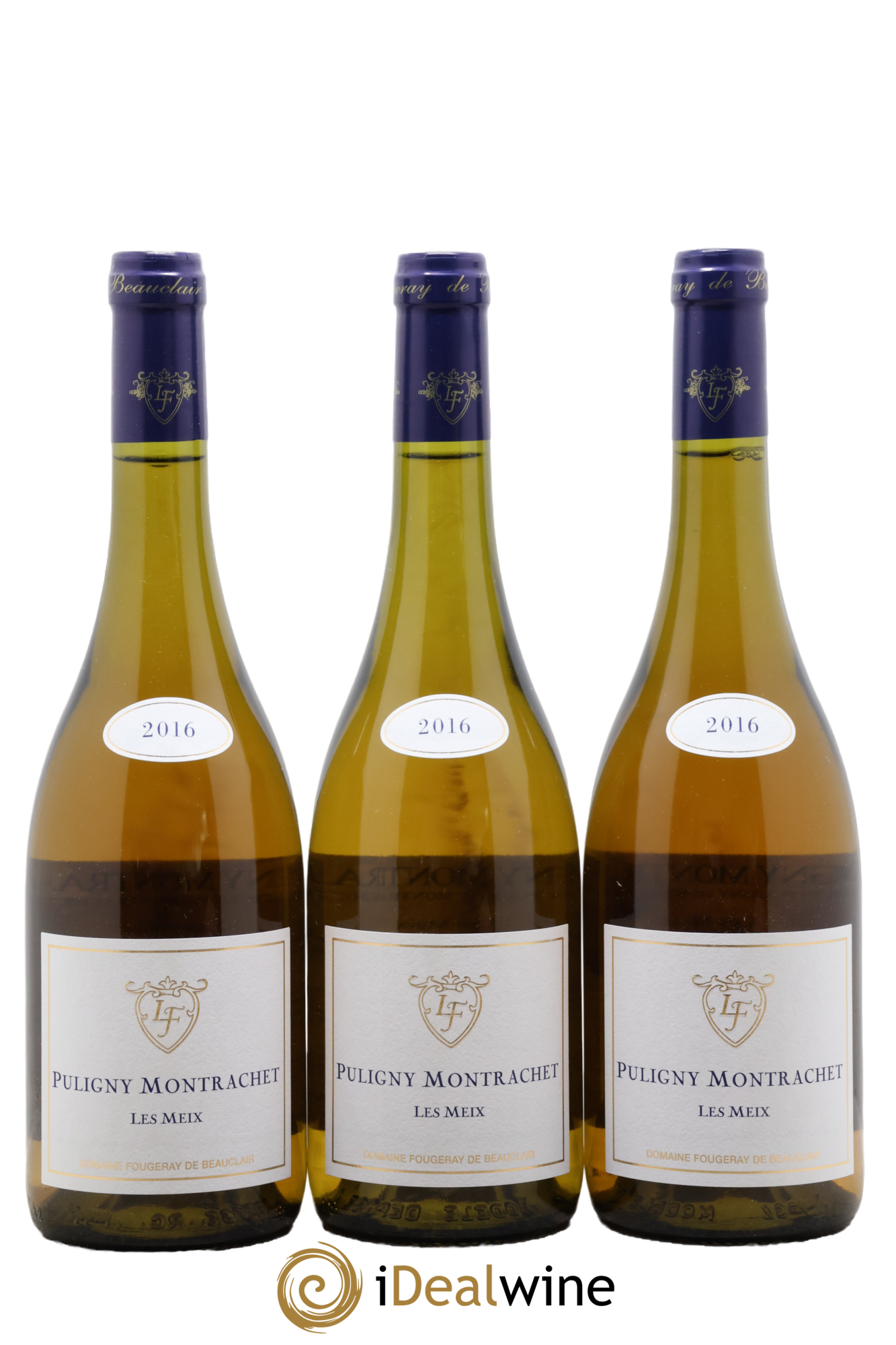 Puligny-Montrachet Les Meix Fougeray de Beauclair 2016 - Lot de 3 bouteilles - 0