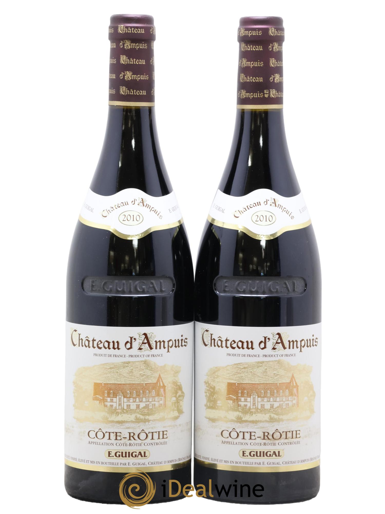 Côte-Rôtie Château d'Ampuis Guigal 2010 - Lot de 2 bouteilles - 0