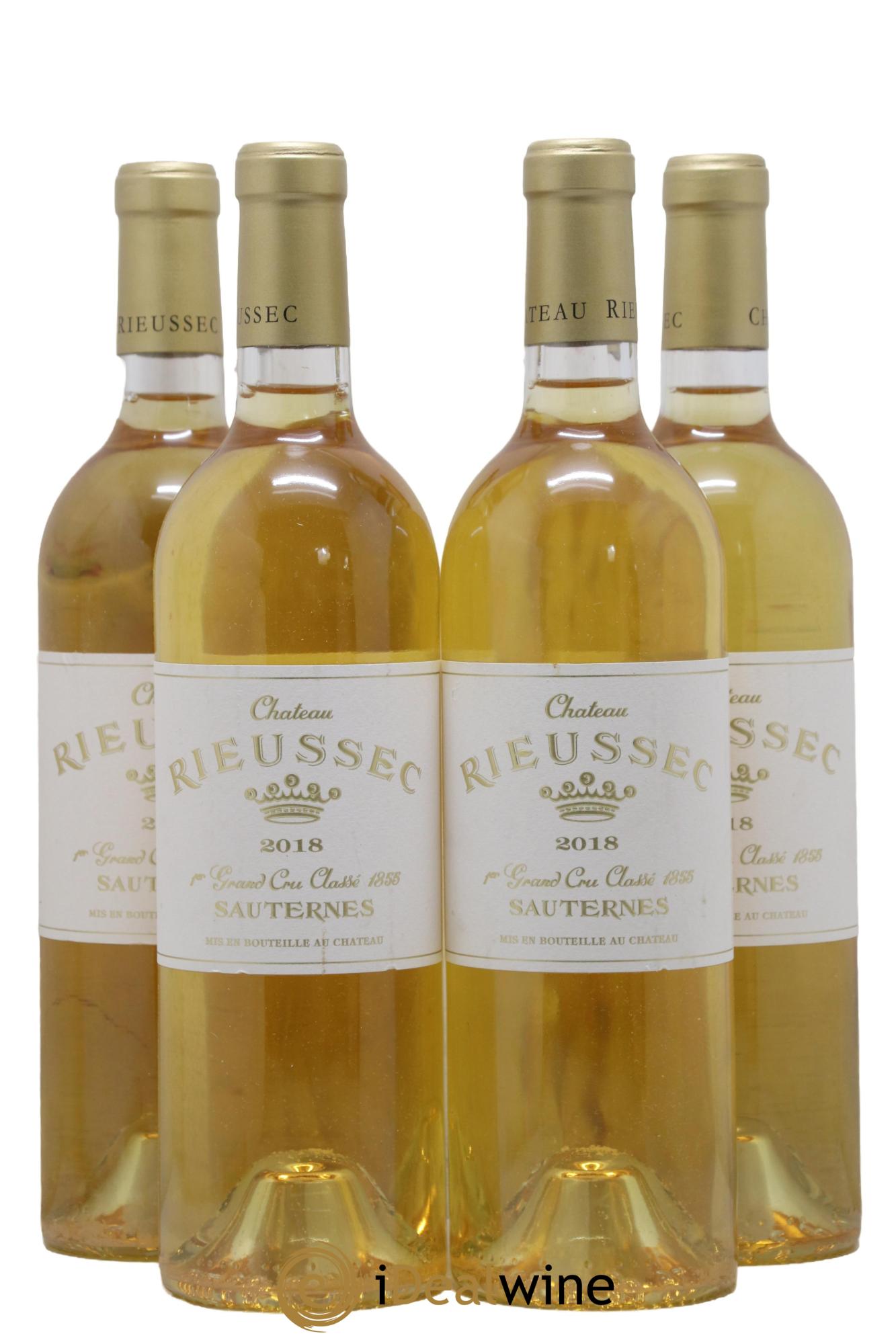 Château Rieussec 1er Grand Cru Classé 2018 - Posten von 4 Flaschen - 0