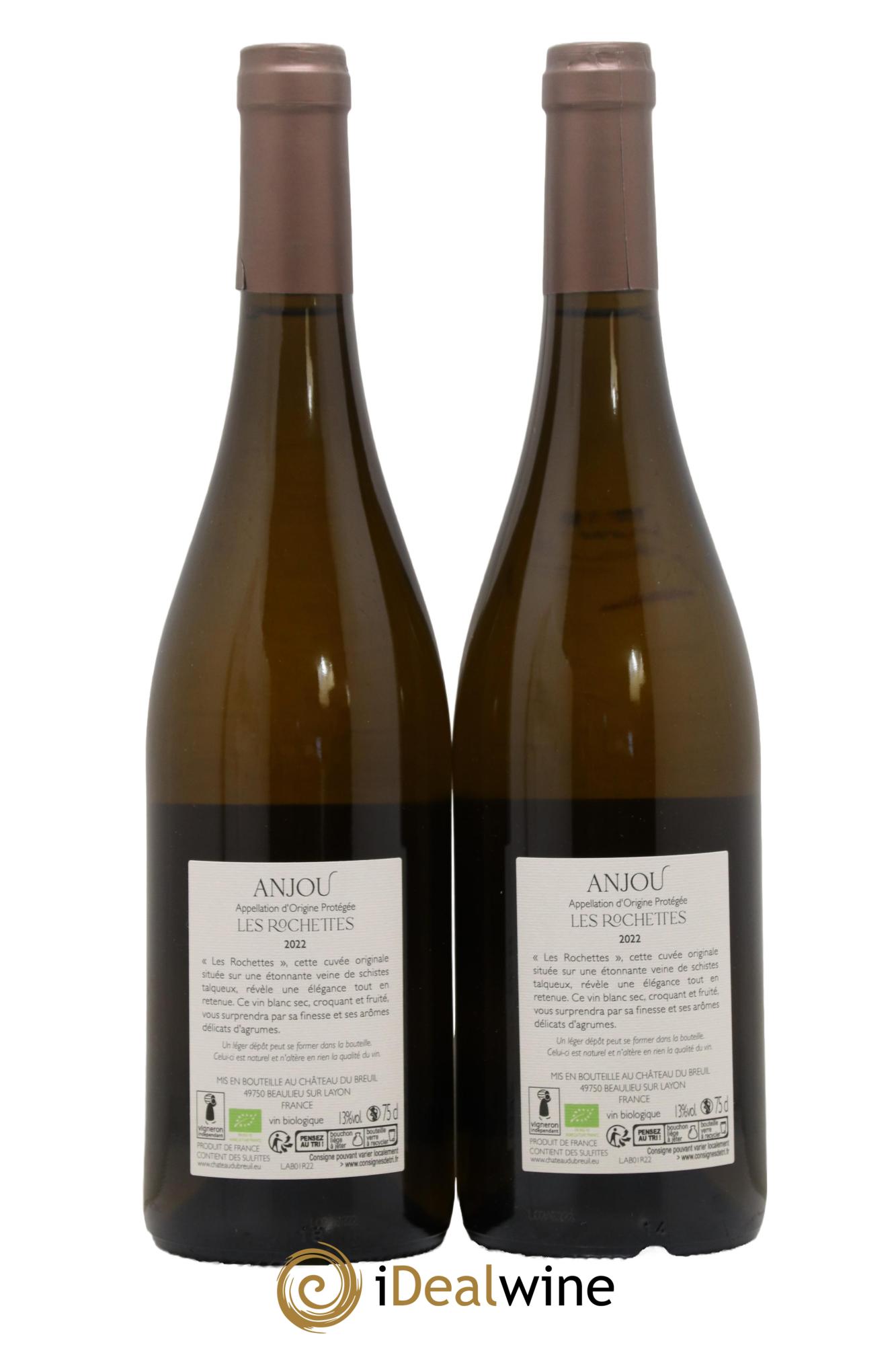 Anjou Les Rochettes Château Du Breuil 2022 - Posten von 2 Flaschen - 1