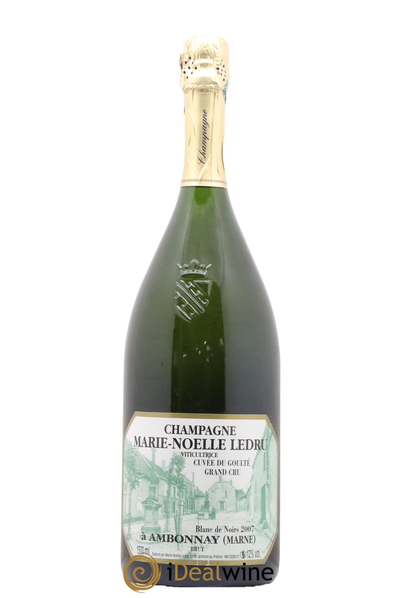 Cuvée du Goulté Blanc de Noirs Marie-Noëlle Ledru 2007 - Lot de 1 magnum - 0