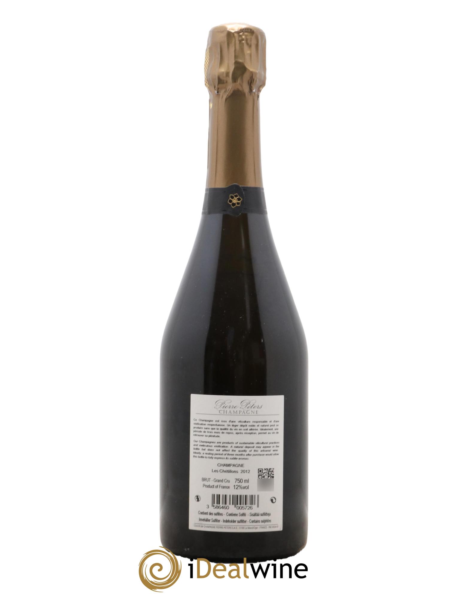 Cuvée Spéciale les Chétillons Blanc de Blancs Brut Pierre Péters 2012 - Lotto di 1 bottiglia - 1