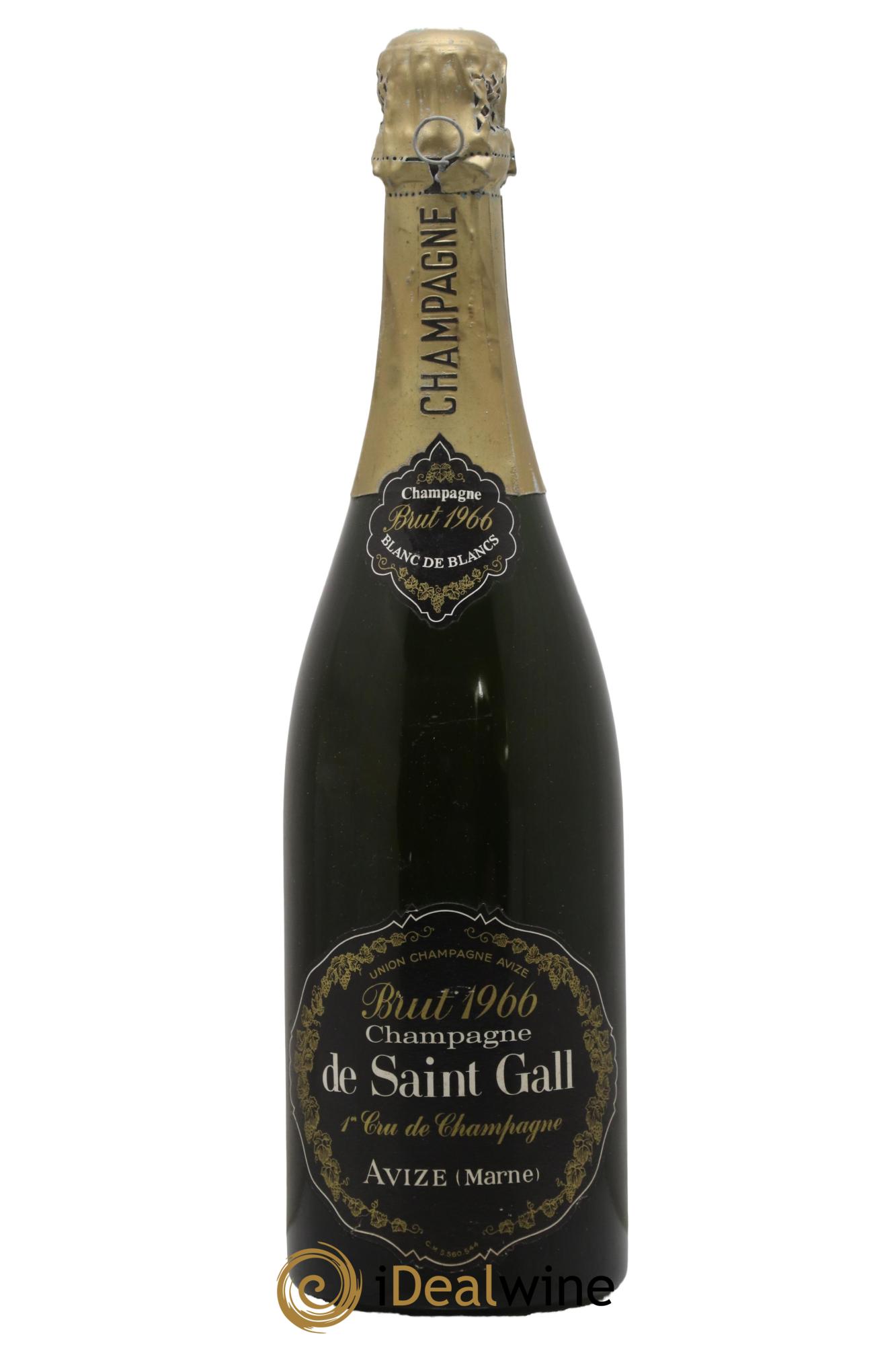 Champagne Premier Cru Maison Saint-Gall 1966 - Lot de 1 bouteille - 0