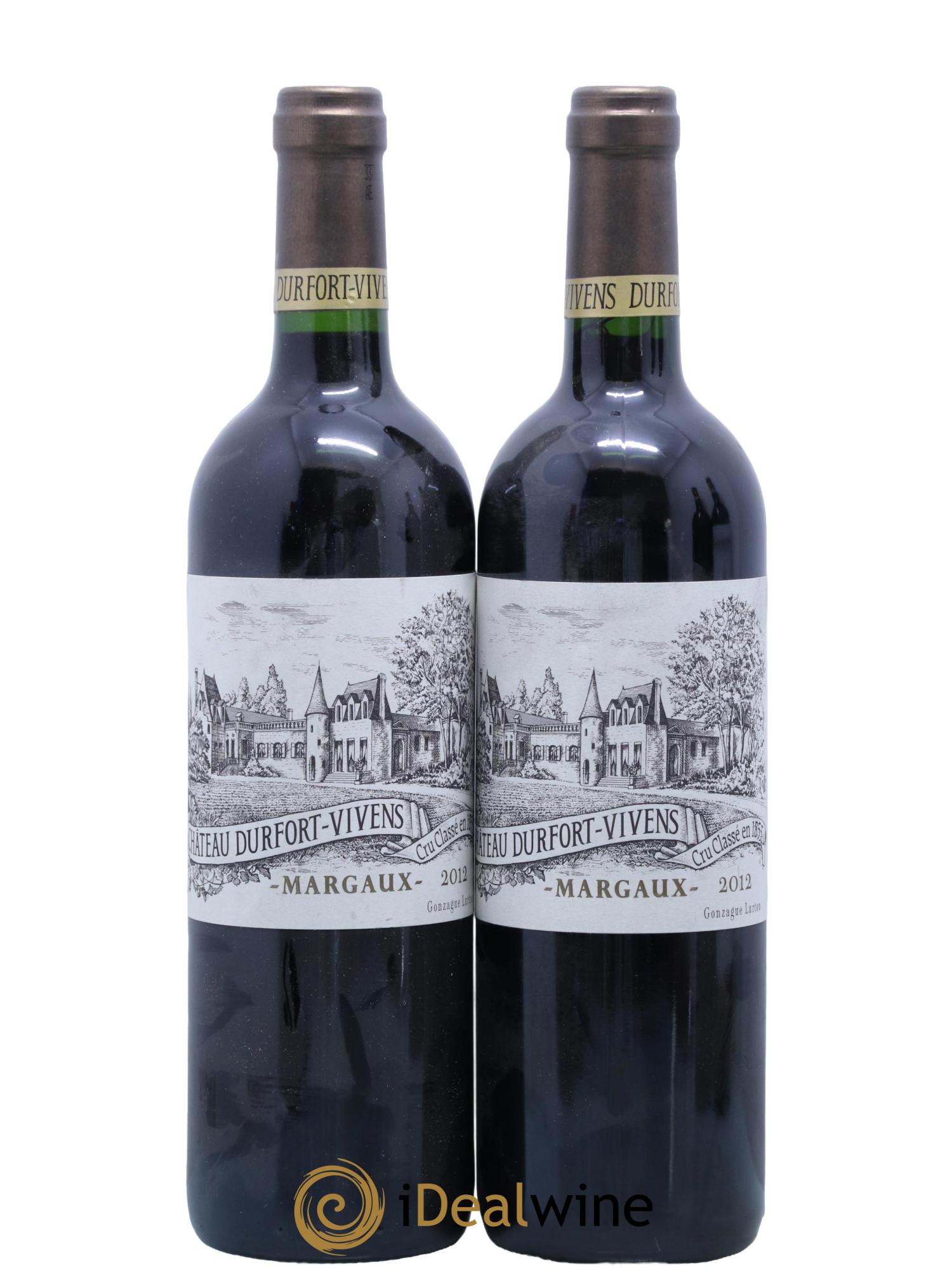 Château Durfort Vivens 2ème Grand Cru Classé 2012 - Lot de 2 bouteilles - 0