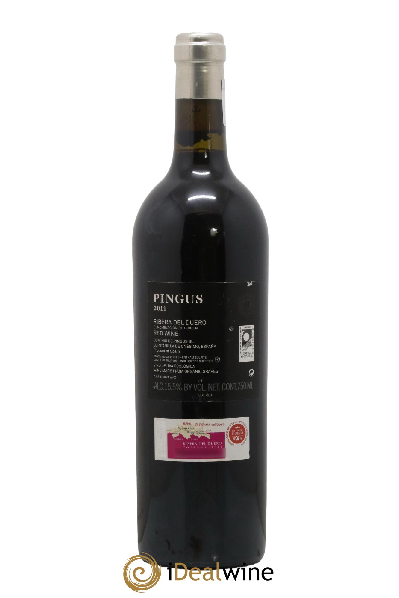 Ribera Del Duero Pingus Dominio de Pingus - Peter Sisseck 2011 - Lotto di 1 bottiglia - 1