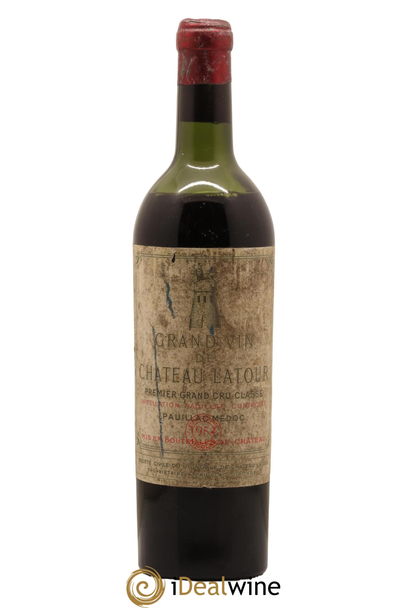 Château Latour 1er Grand Cru Classé 1952 - Lot de 1 bouteille - 0
