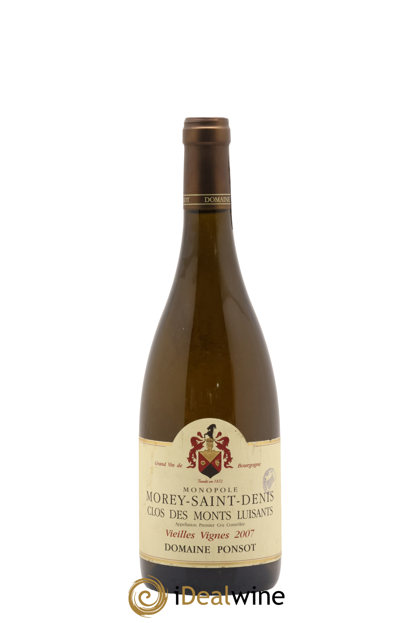 Morey-Saint-Denis 1er Cru Clos des Monts Luisants Vieilles Vignes Ponsot (Domaine) 2007 - Lotto di 1 bottiglia - 0