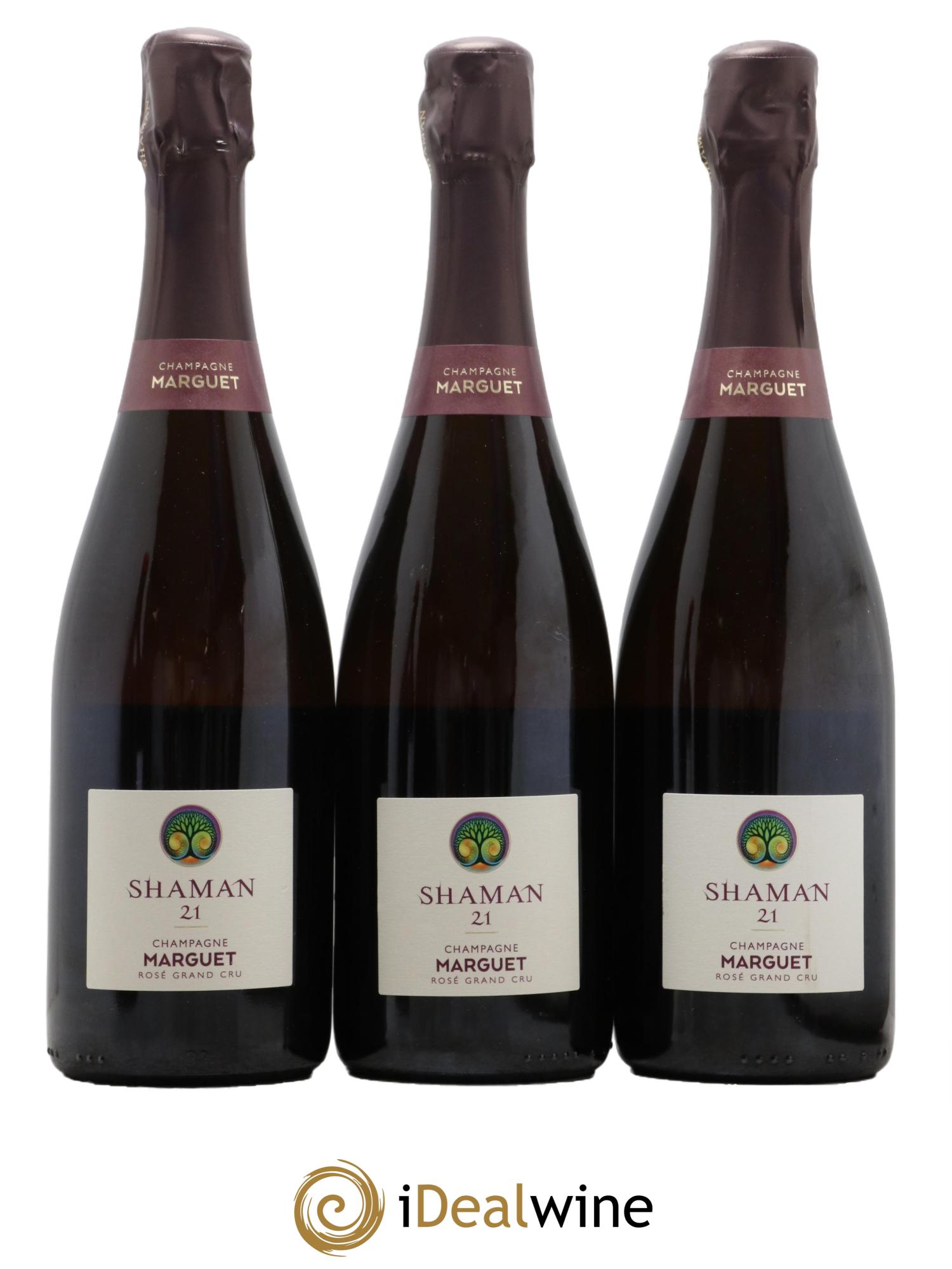 Shaman Grand Cru Brut Marguet 2021 - Lot de 3 bouteilles - 0