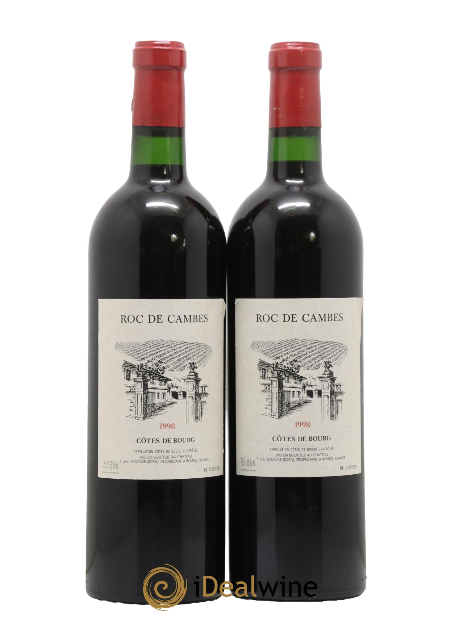 Roc de Cambes 1998 - Lotto di 2 bottiglie - 0