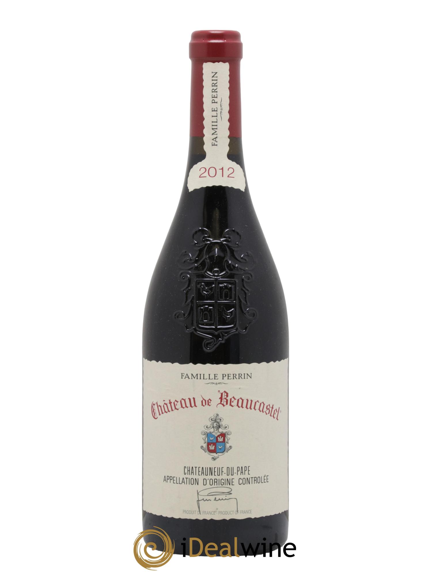 Châteauneuf-du-Pape Château de Beaucastel Famille Perrin 2012 - Lot de 1 bouteille - 0