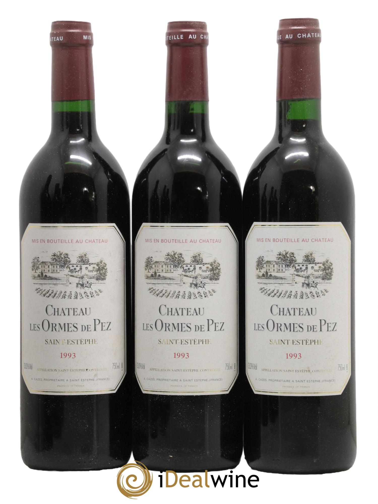 Château les Ormes de Pez 1993 - Lot de 6 bouteilles - 1