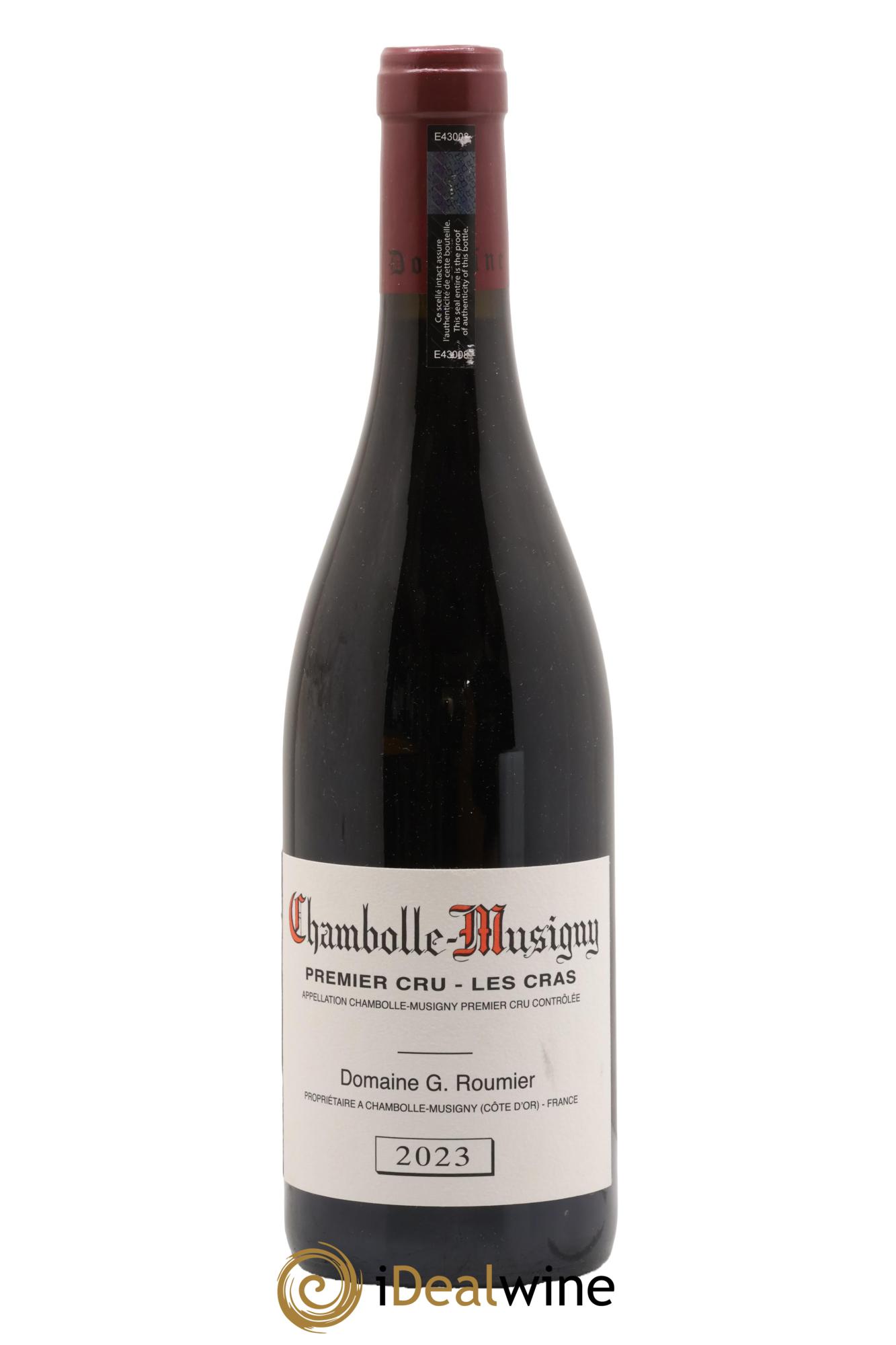 Chambolle-Musigny 1er Cru Les Cras Georges Roumier (Domaine) 2023 - Lot de 1 bouteille - 0