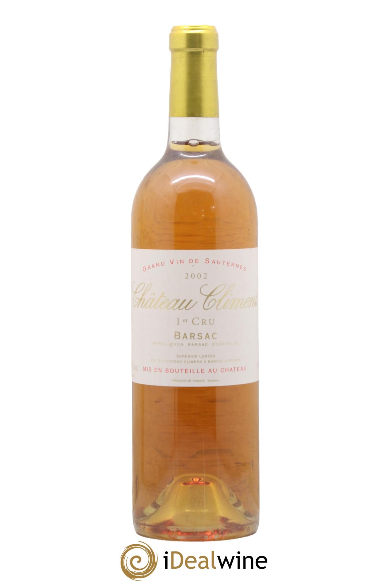 Château Climens 1er Grand Cru Classé 2002 - Lot of 1 bottle - 0