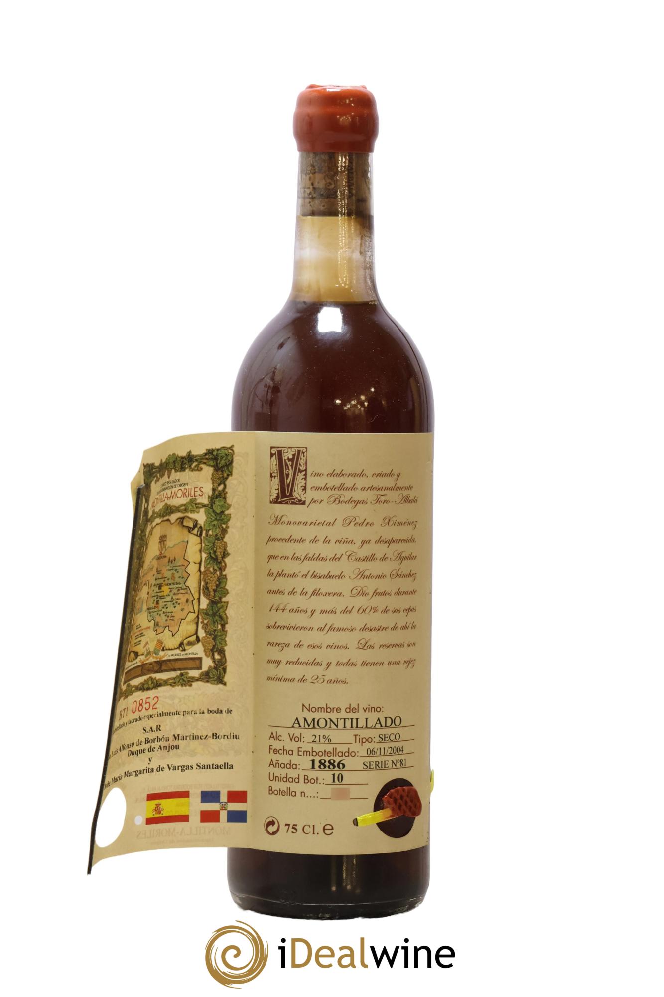 Montilla Moriles Amontillado Toro Albala 1886 - Lot de 1 bouteille - 2