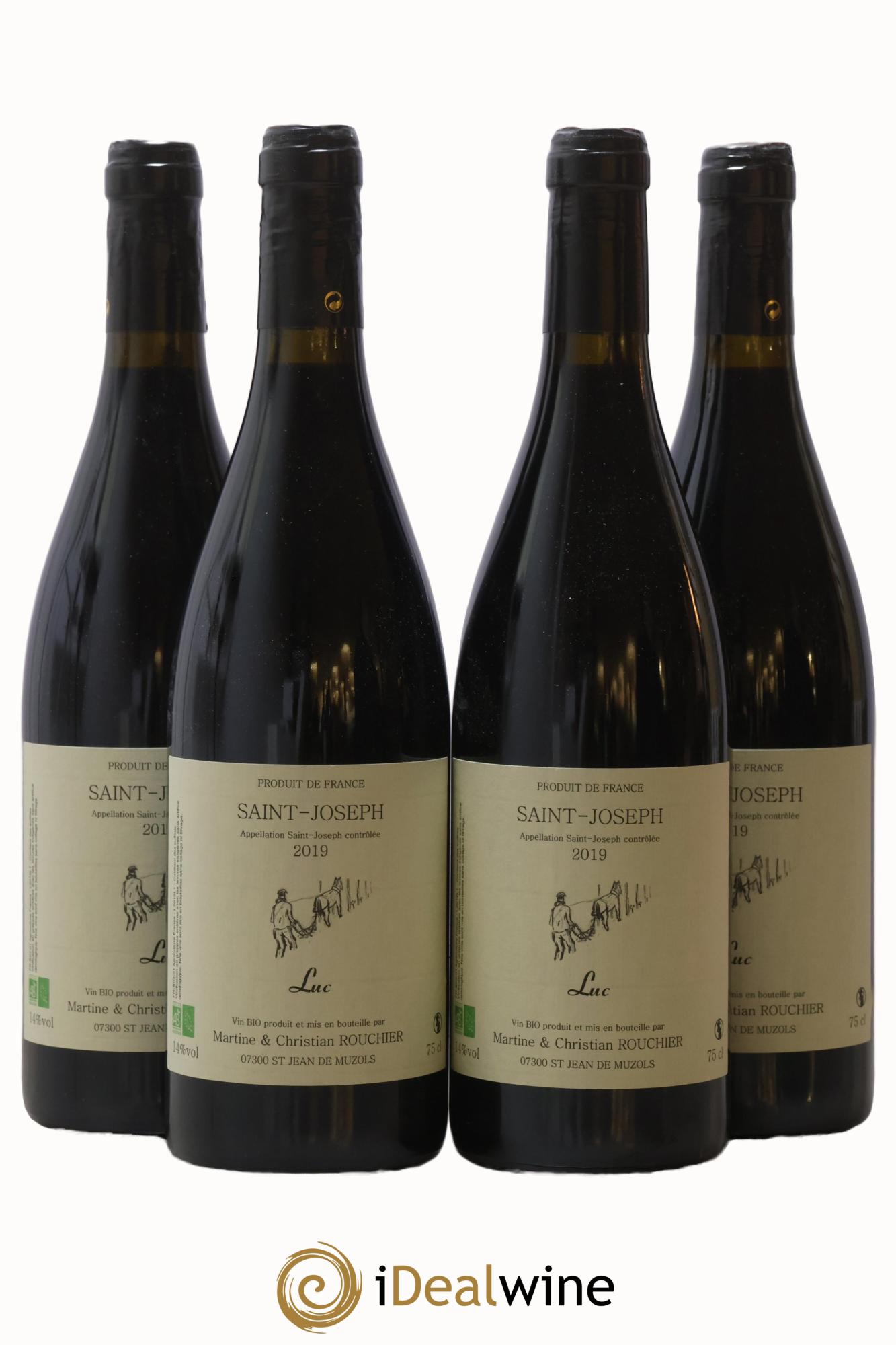 Saint-Joseph Luc Rouchier 2019 - Lot de 4 bouteilles - 0
