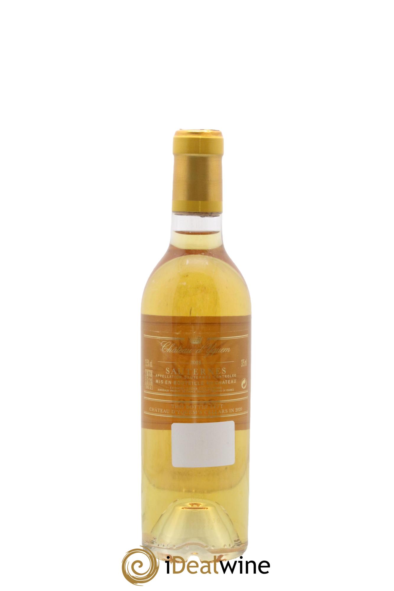 Château d' Yquem 1er Cru Classé Supérieur 2018 - Lotto di 1 mezza bottiglia - 1