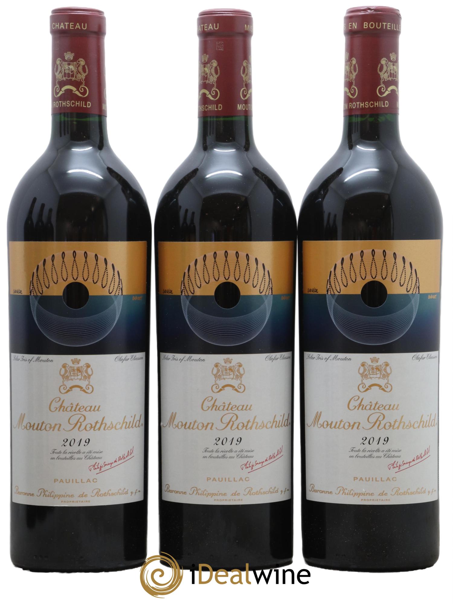 Château Mouton Rothschild 1er Grand Cru Classé 2019 - Lot de 6 bouteilles - 1