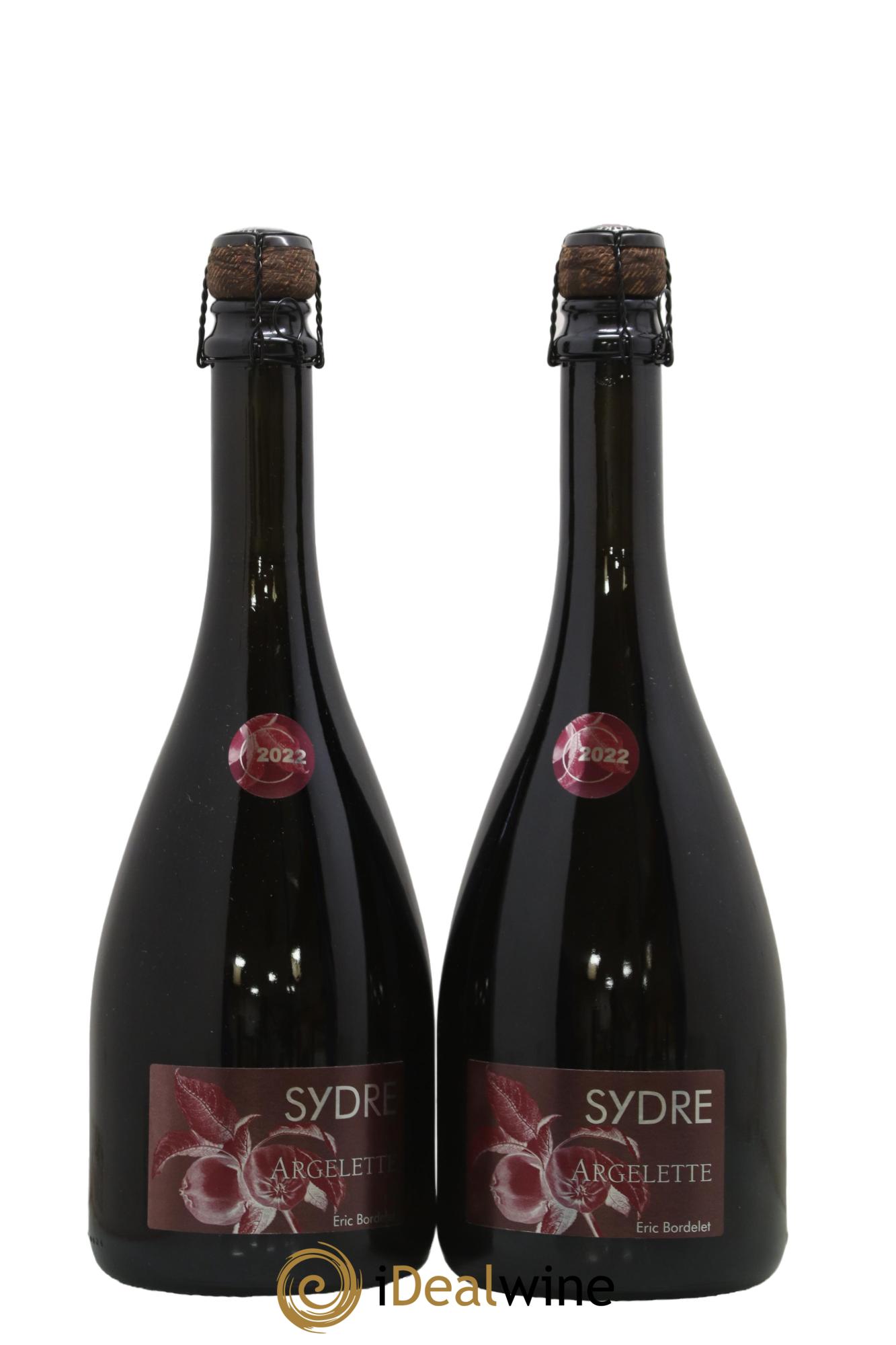 Mayenne Cidre Sydre Argelette Eric Bordelet 2022 - Posten von 2 Flaschen - 0