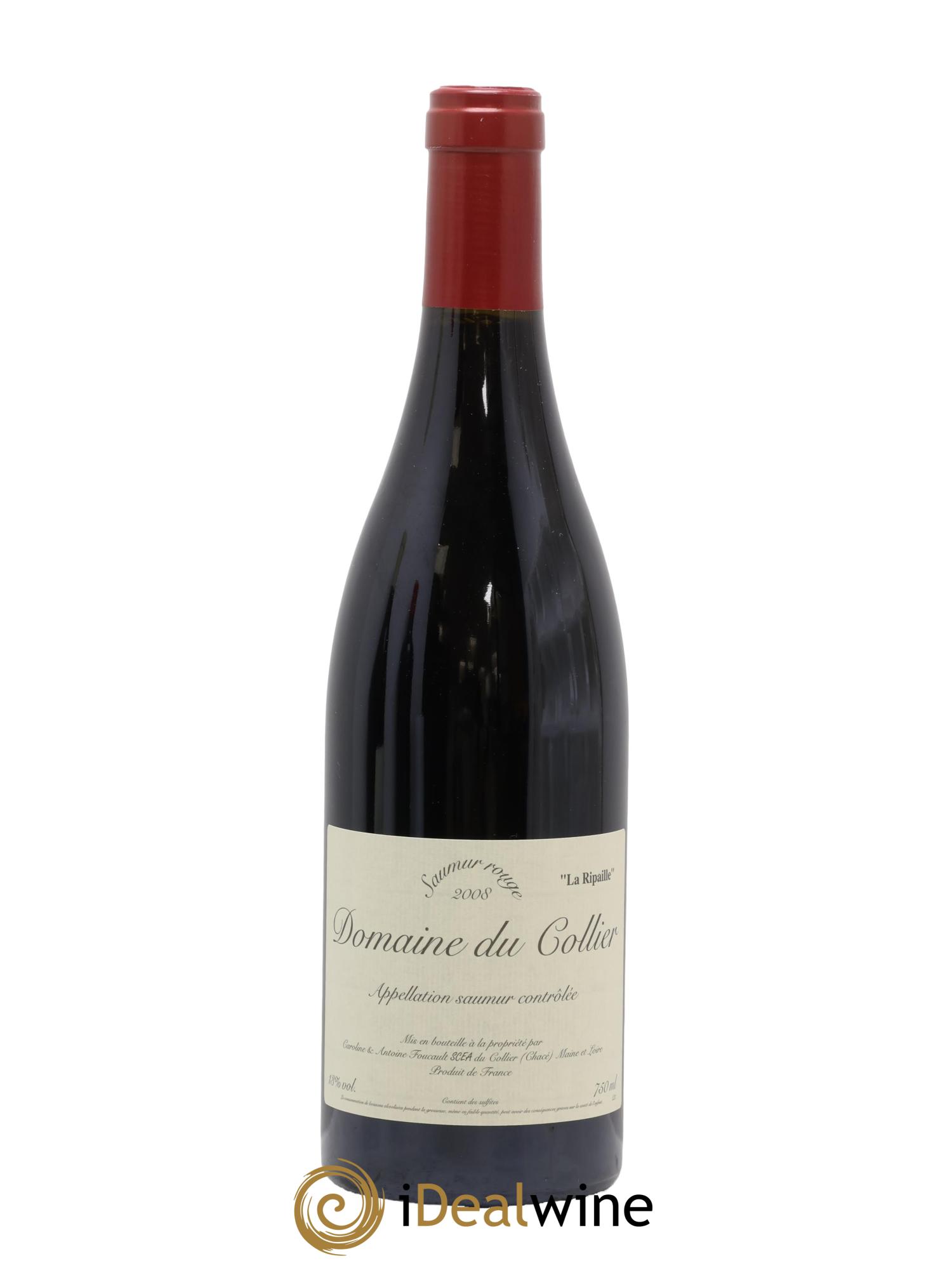 Saumur La Ripaille Domaine du Collier 2008 - Lot de 1 bouteille - 0