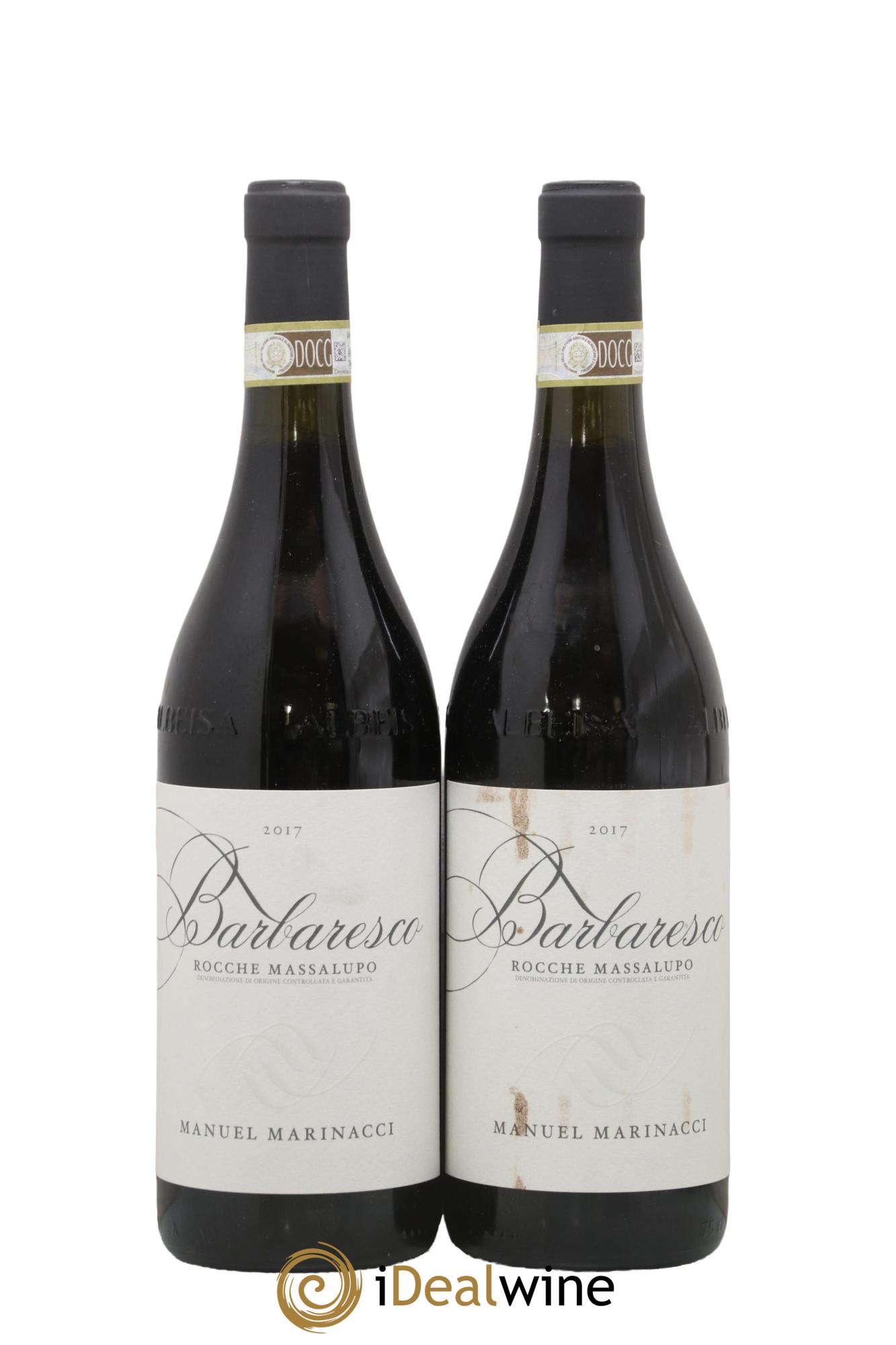 Barbaresco DOCG Rocche Massalupo Manuel Marinacci 2017 - Lot de 2 bouteilles - 0
