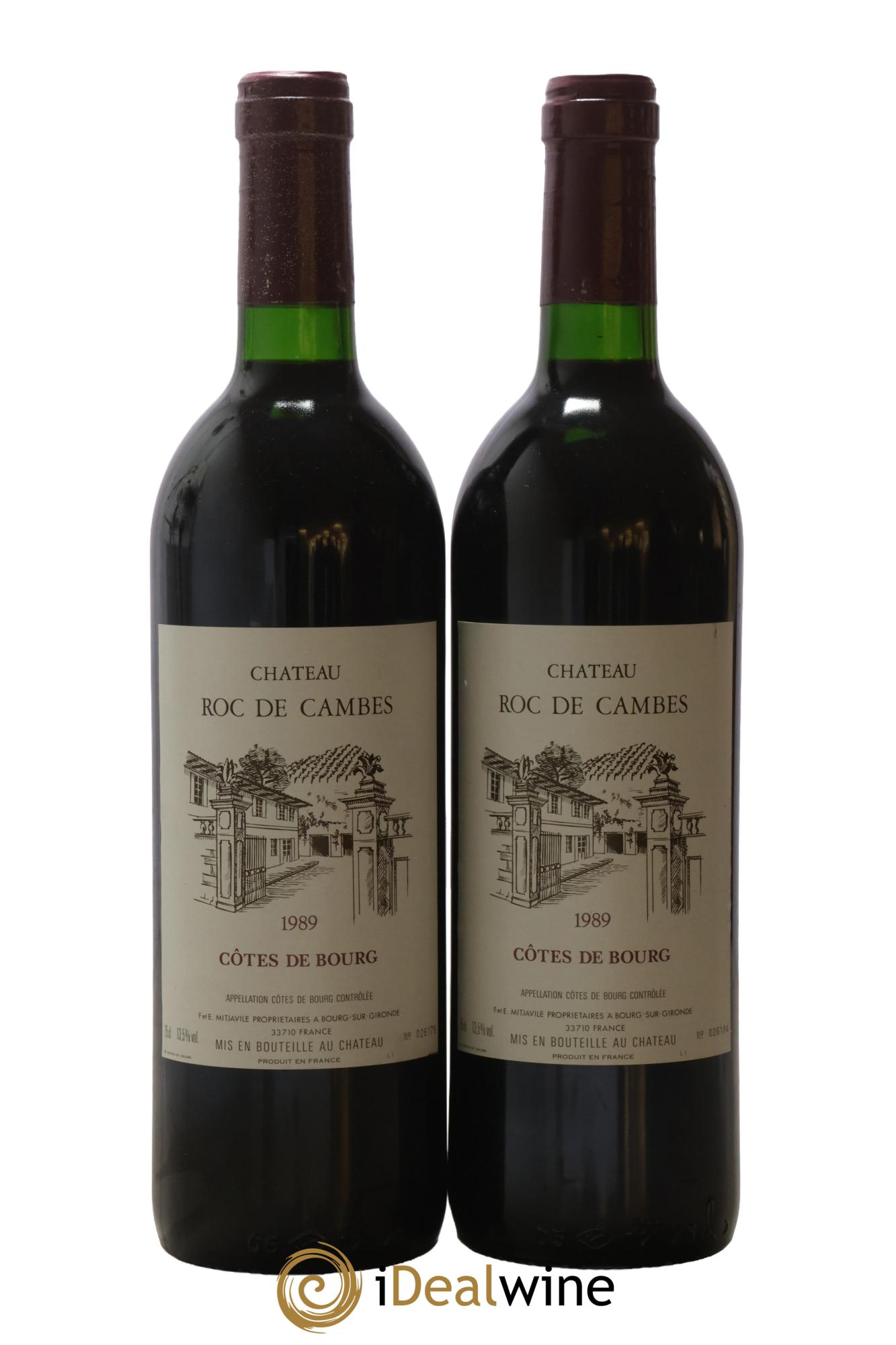 Roc de Cambes 1989 - Lot de 2 bouteilles - 0
