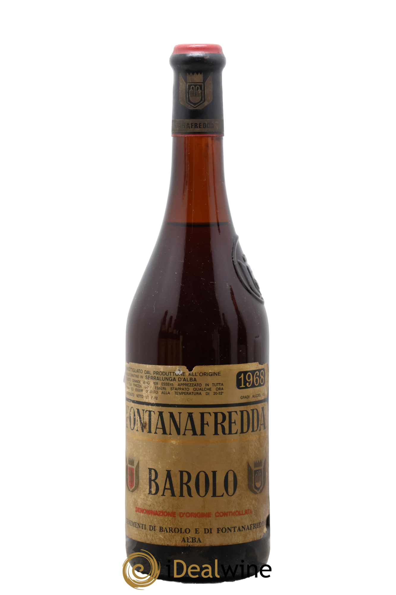 Barolo DOCG Fontanafredda 1968 - Lote de 1 botella - 0
