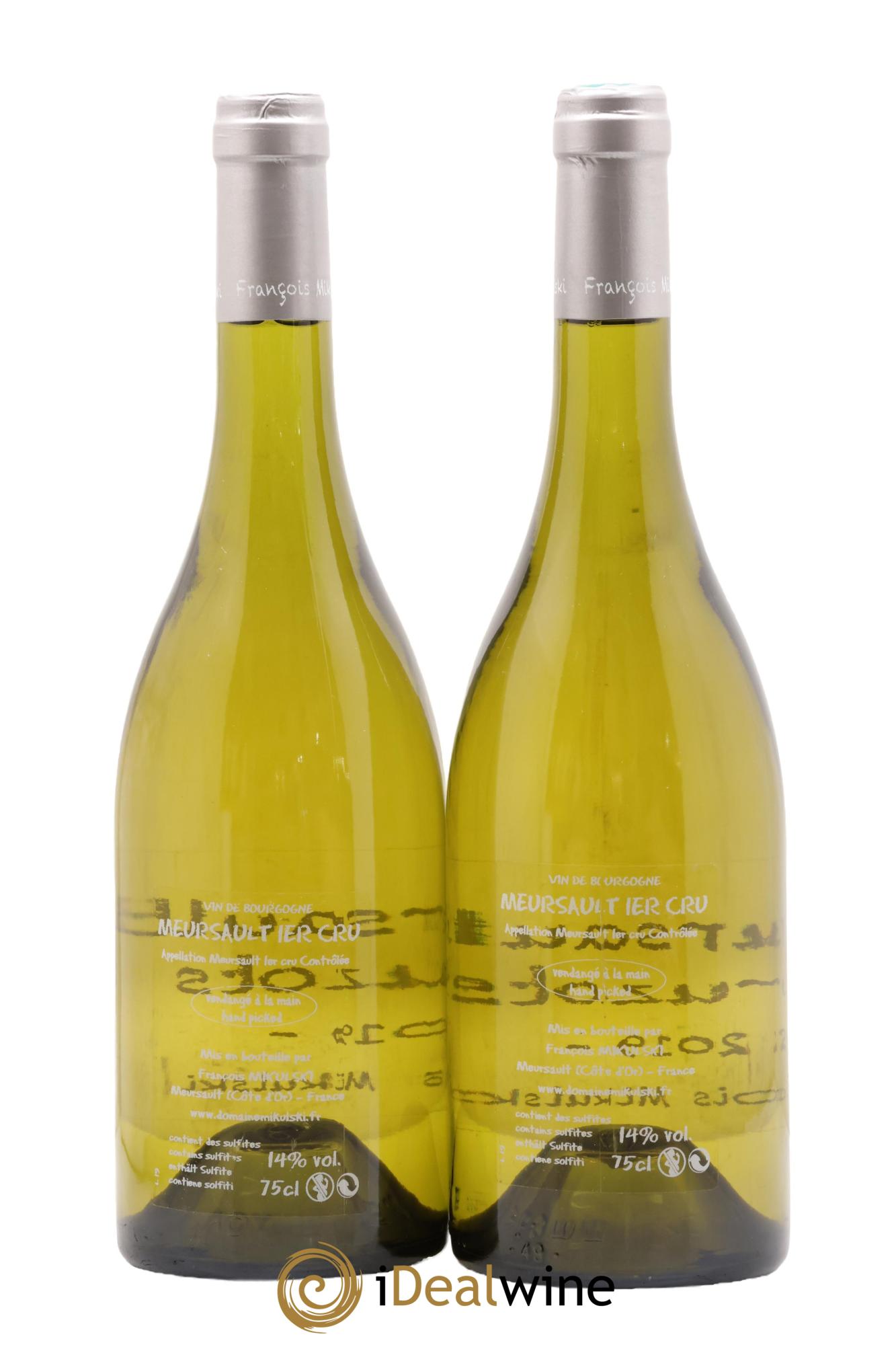 Meursault 1er Cru Poruzots François Mikulski 2019 - Posten von 2 Flaschen - 1