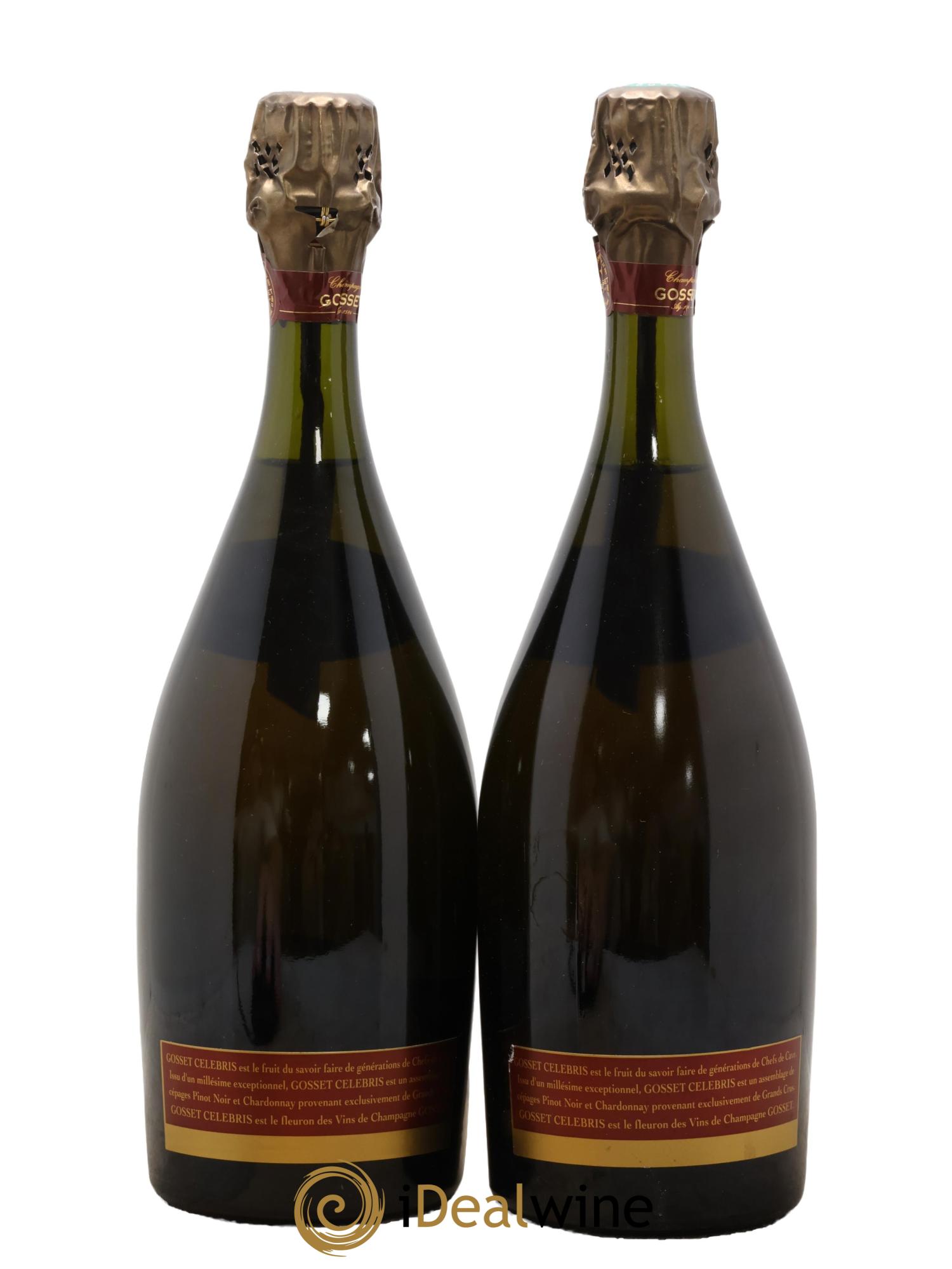 Celebris Gosset 1990 - Posten von 2 Flaschen - 1