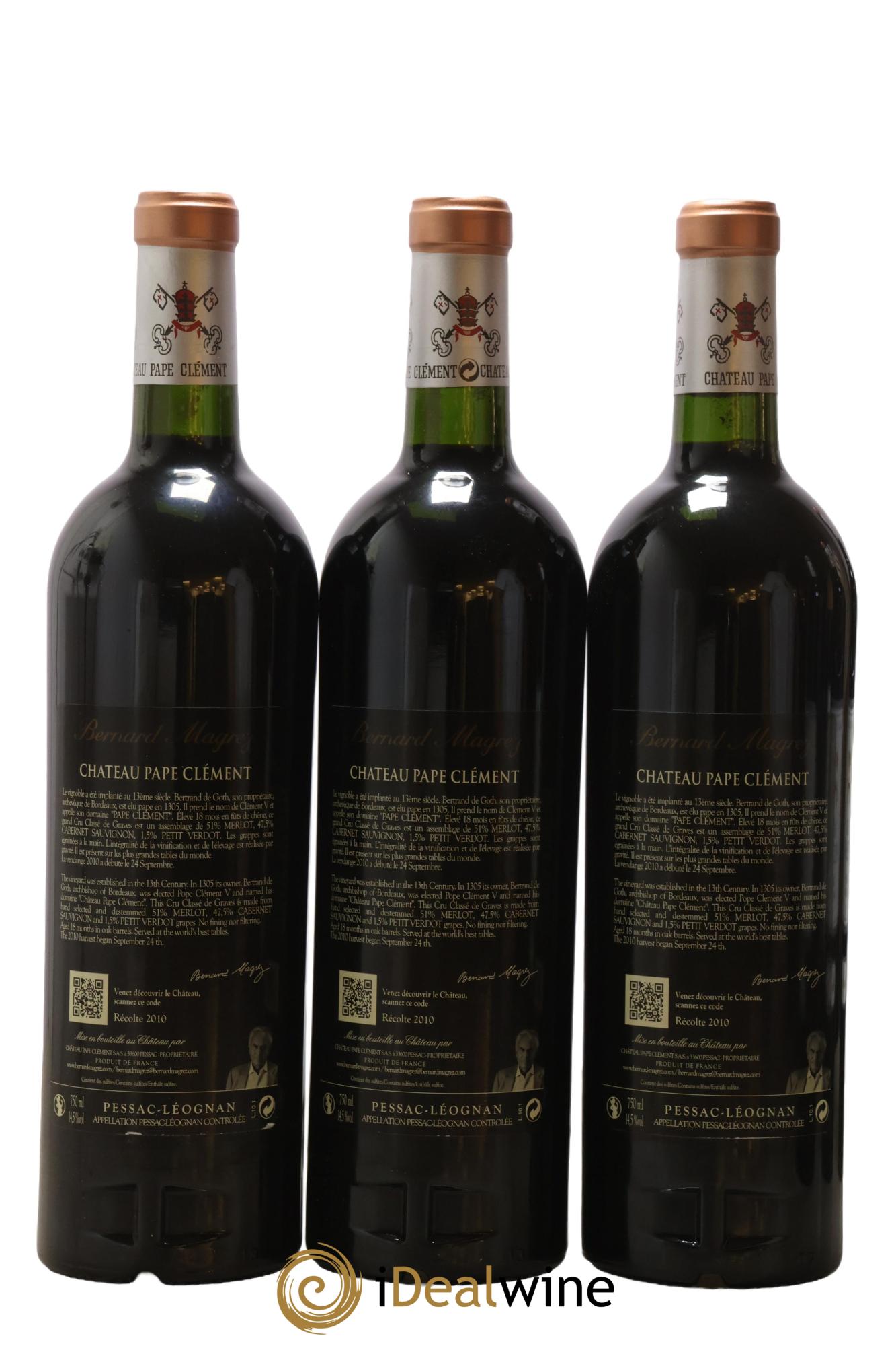 Château Pape Clément Cru Classé de Graves 2010 - Lotto di 6 bottiglie - 2