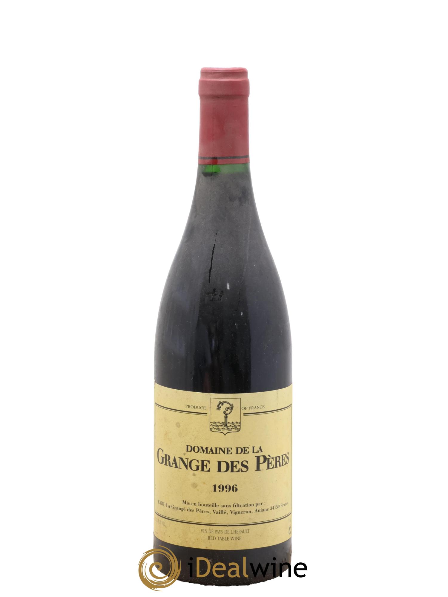 Pays d'Hérault Grange des Pères Laurent Vaillé 1996 - Lot de 1 bouteille - 0