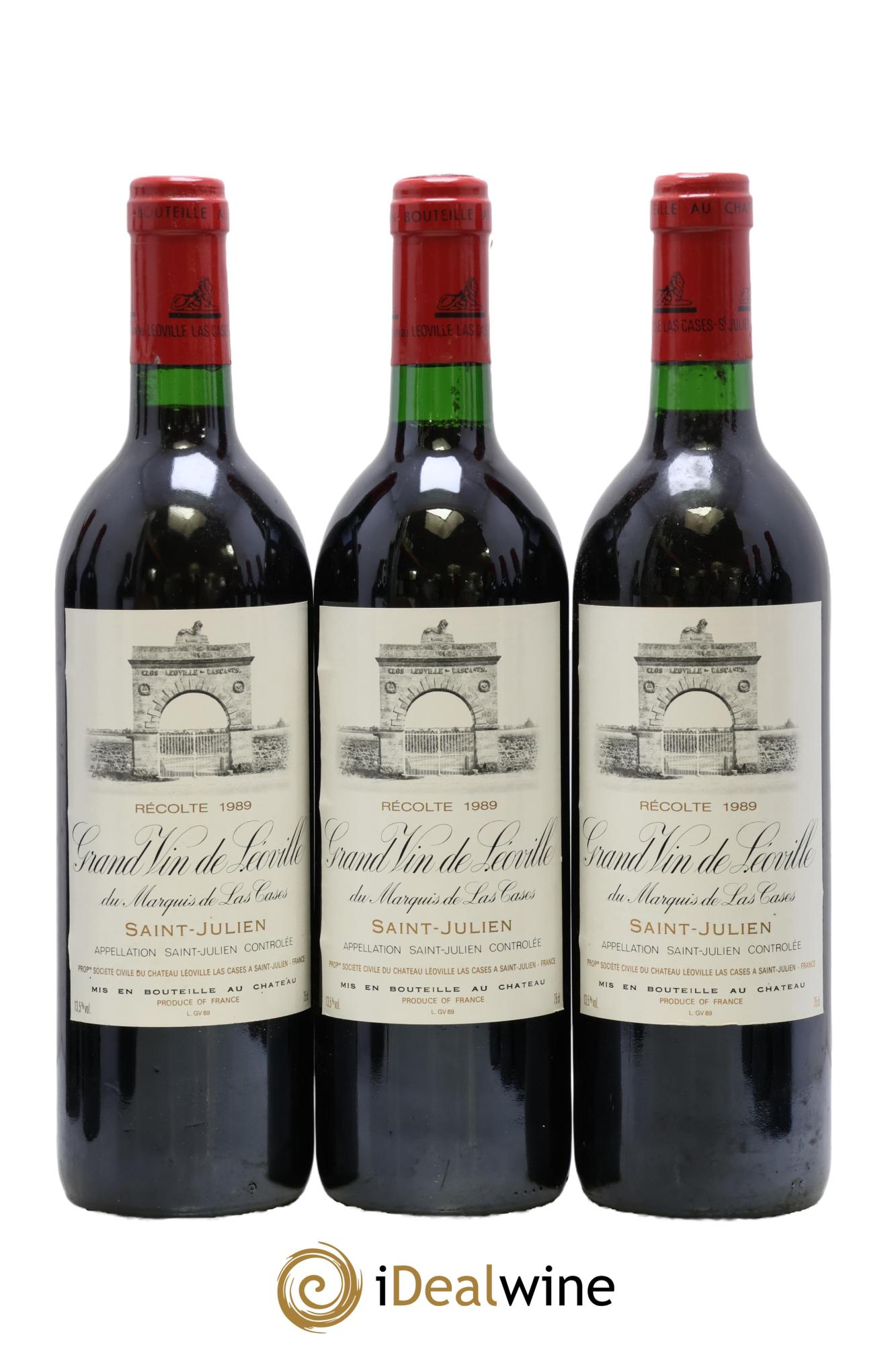 Château Léoville Las Cases 2ème Grand Cru Classé 1989 - Lot de 12 bouteilles - 3