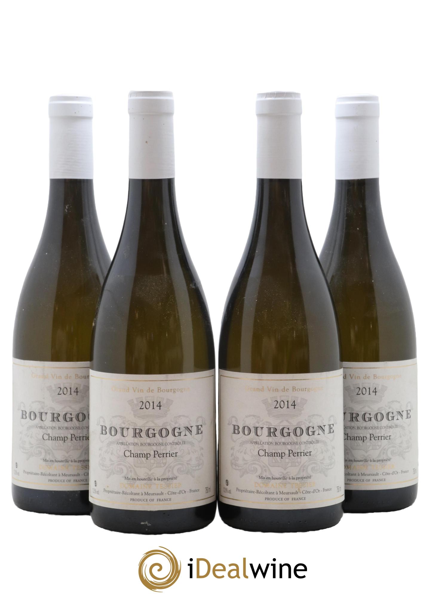 Bourgogne Champ Perrier Domaine Tessier 2014 - Lot de 4 bouteilles - 0