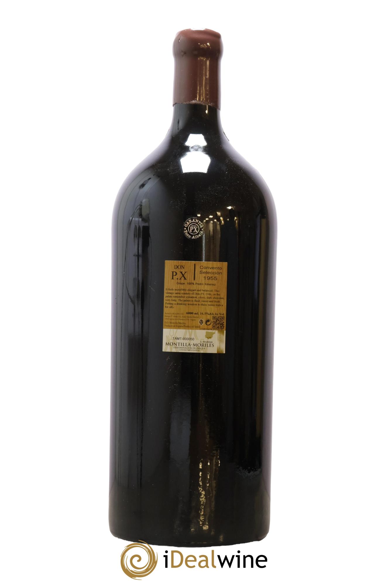Montilla Moriles Don PX Convento Seleccion Toro Albala  1955 - Lot de 1 impériale - 2
